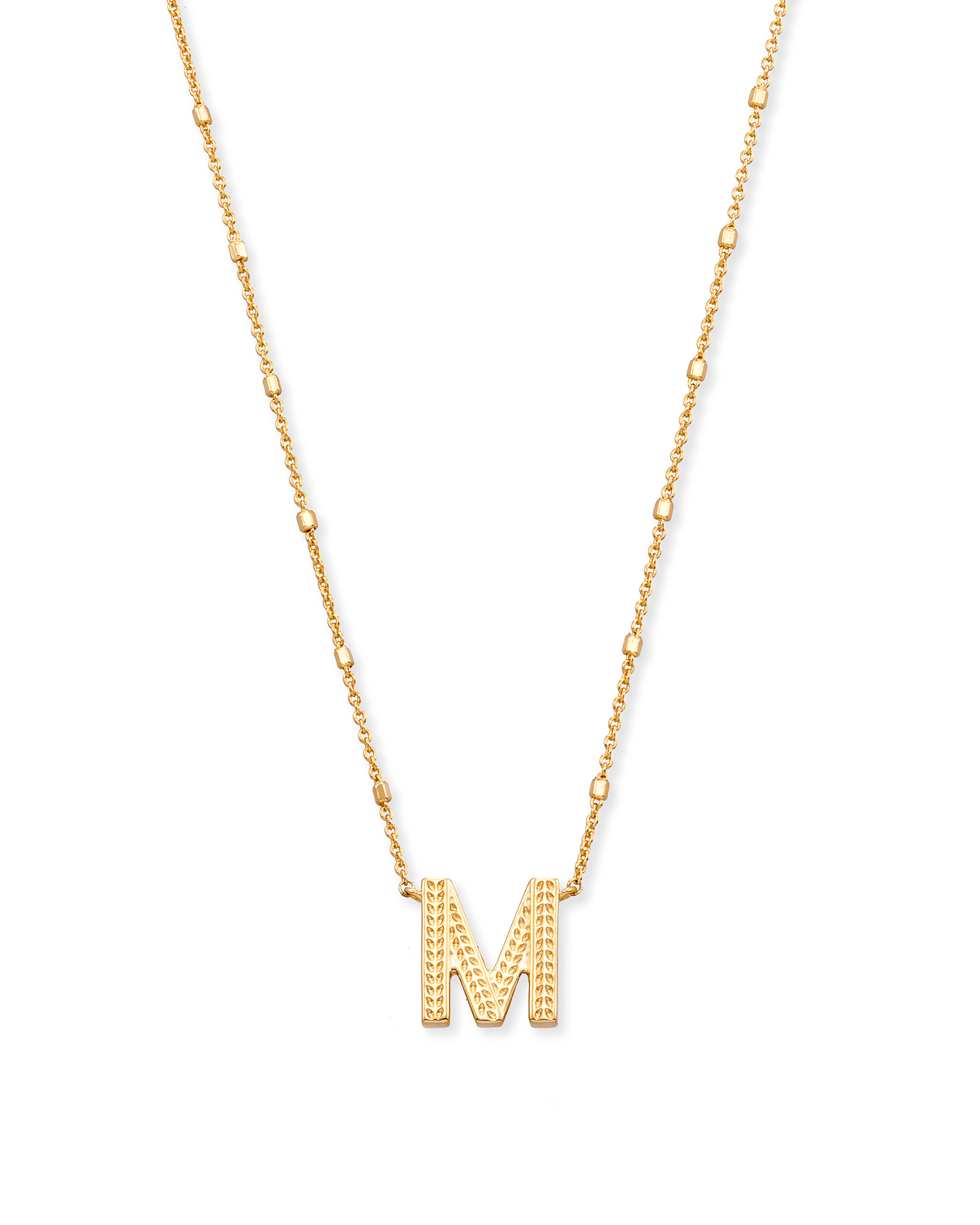 14k Diamond Initial Pendant Necklace – Mod + Jo