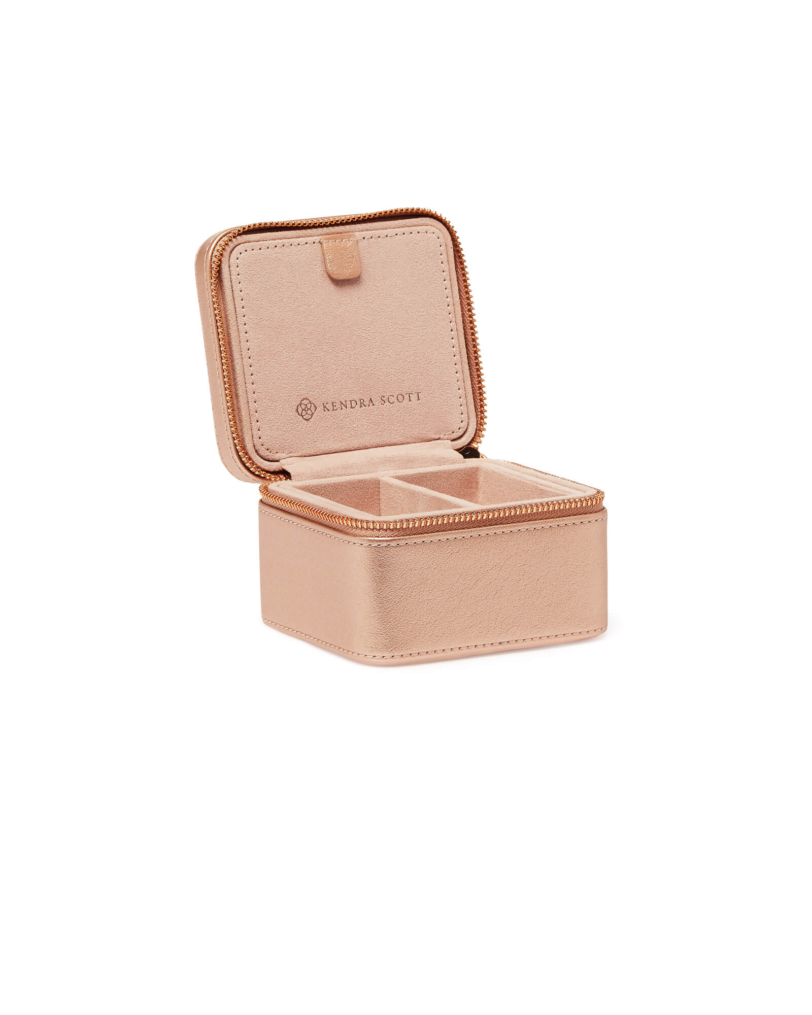 Small Travel Jewelry Case in Rose Gold Kendra Scott