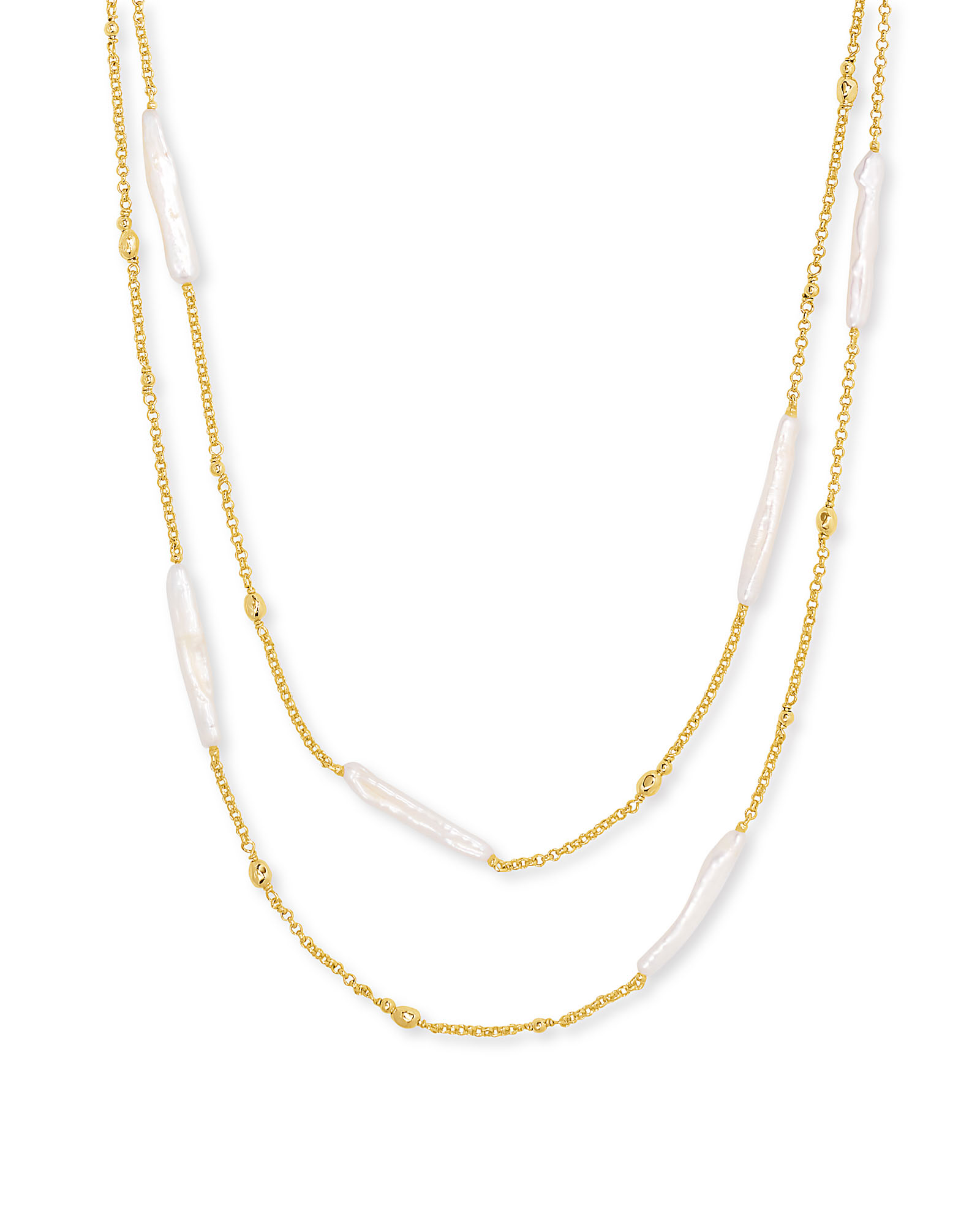 Eileen Gold Multi Strand Necklace in 