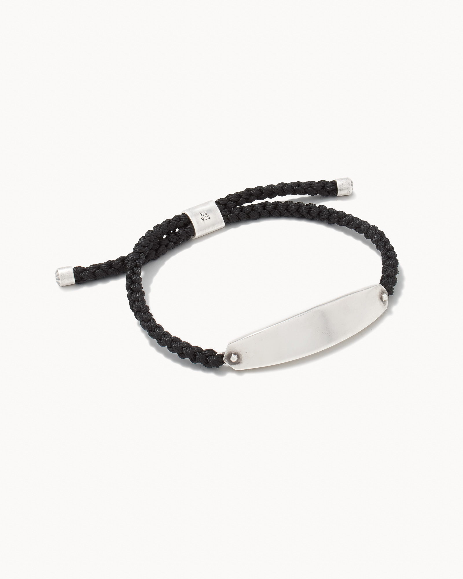 Robert Oxidized Sterling Silver Corded Bracelet in Black | Kendra Scott