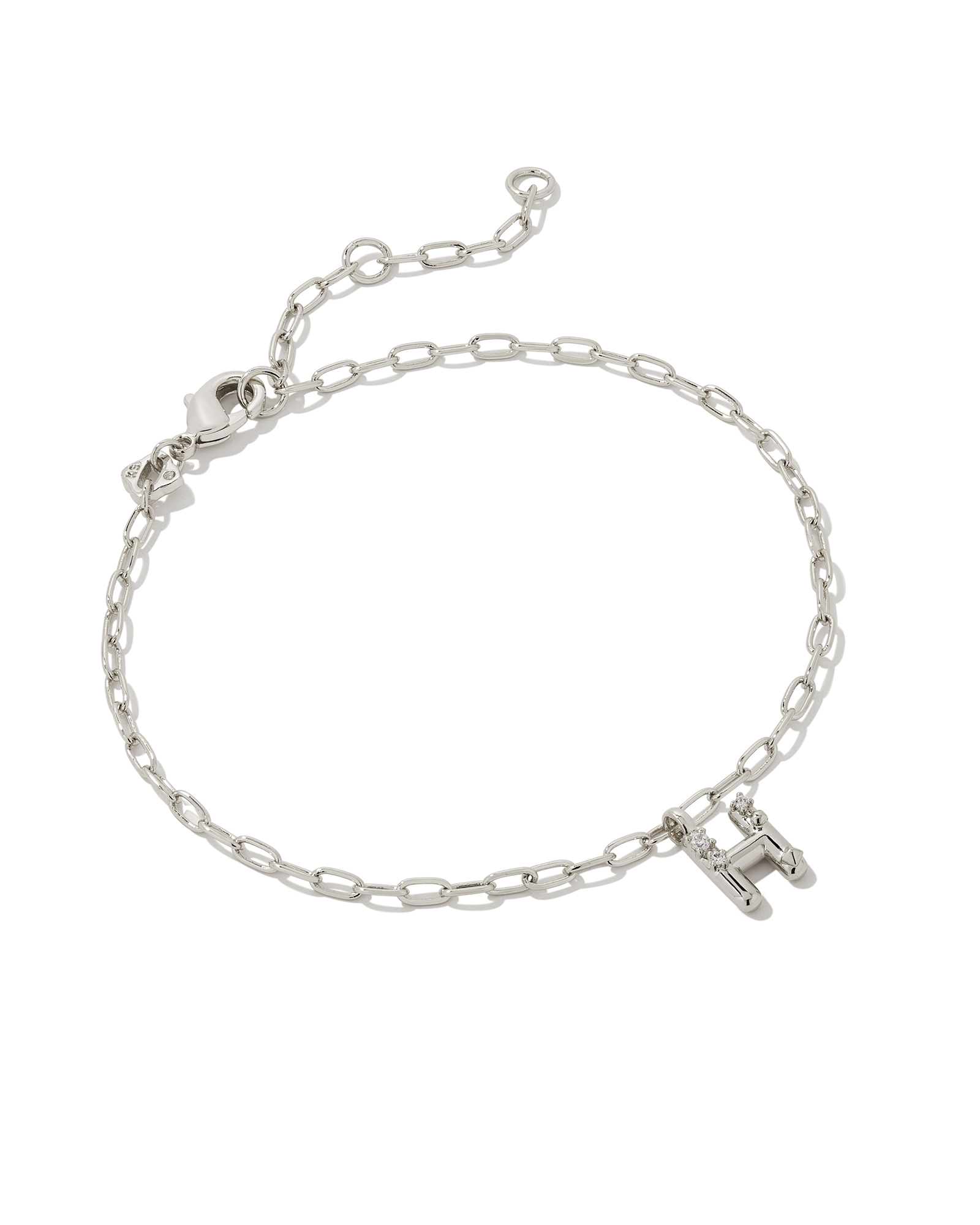 Hermès Hermes White Clic H Bracelet Silvery Metal ref.210188 - Joli Closet