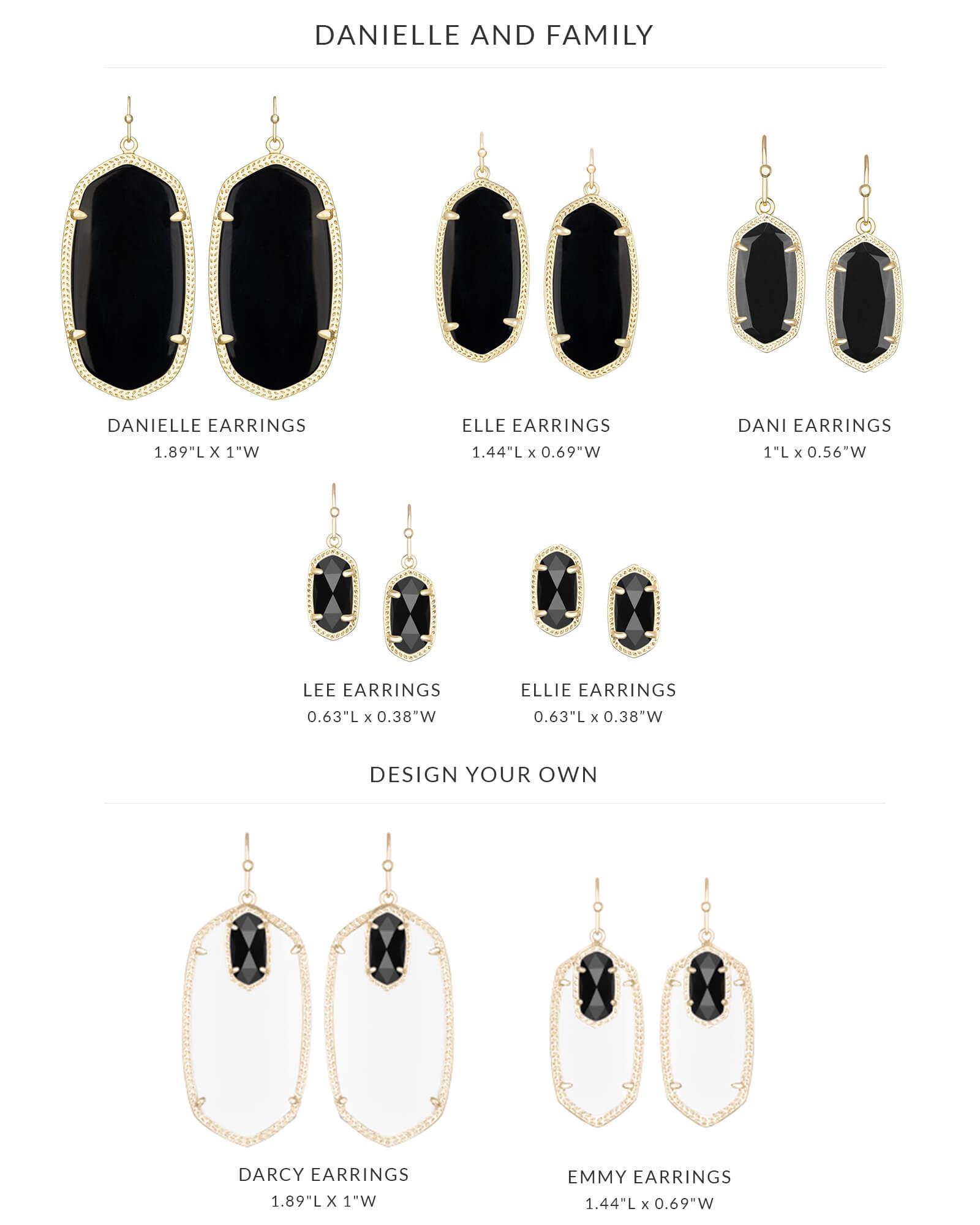 Kendra Scott Earring Size Chart