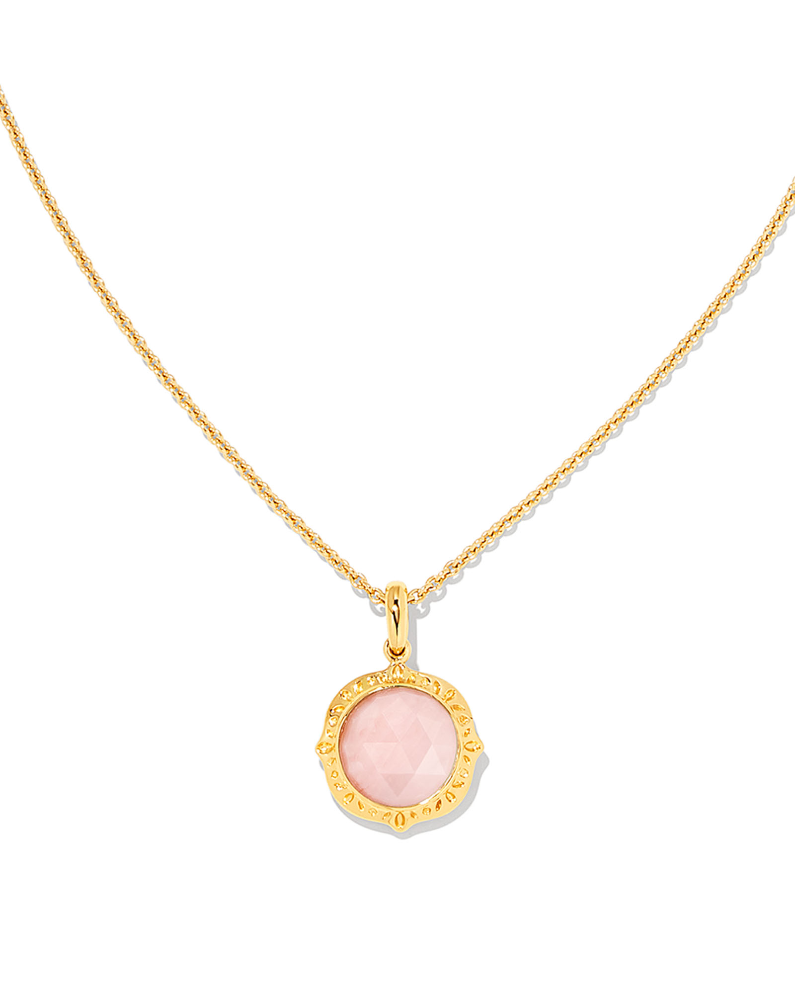 KENDRA SCOTT Elisa Hot Pink Gold Pendant Necklace | Pink pendant necklace,  Pink pendants, Kendra scott drusy necklace