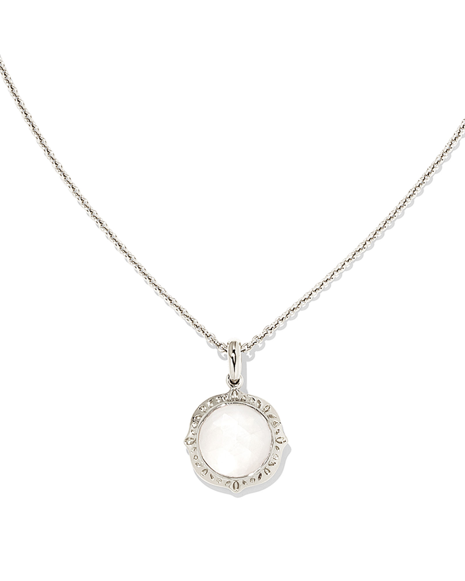 Cailin Gold Pendant Necklace in Ivory Mother-of-Pearl | Kendra Scott main image 1