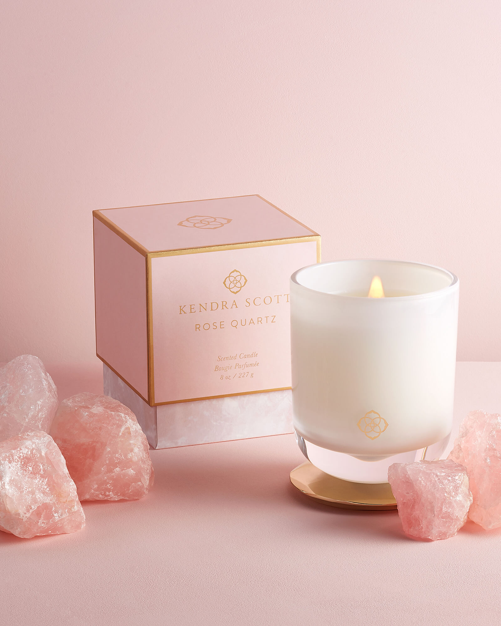 Rose Quartz Tumbler Candles Soy Blend Wax Kendra Scott