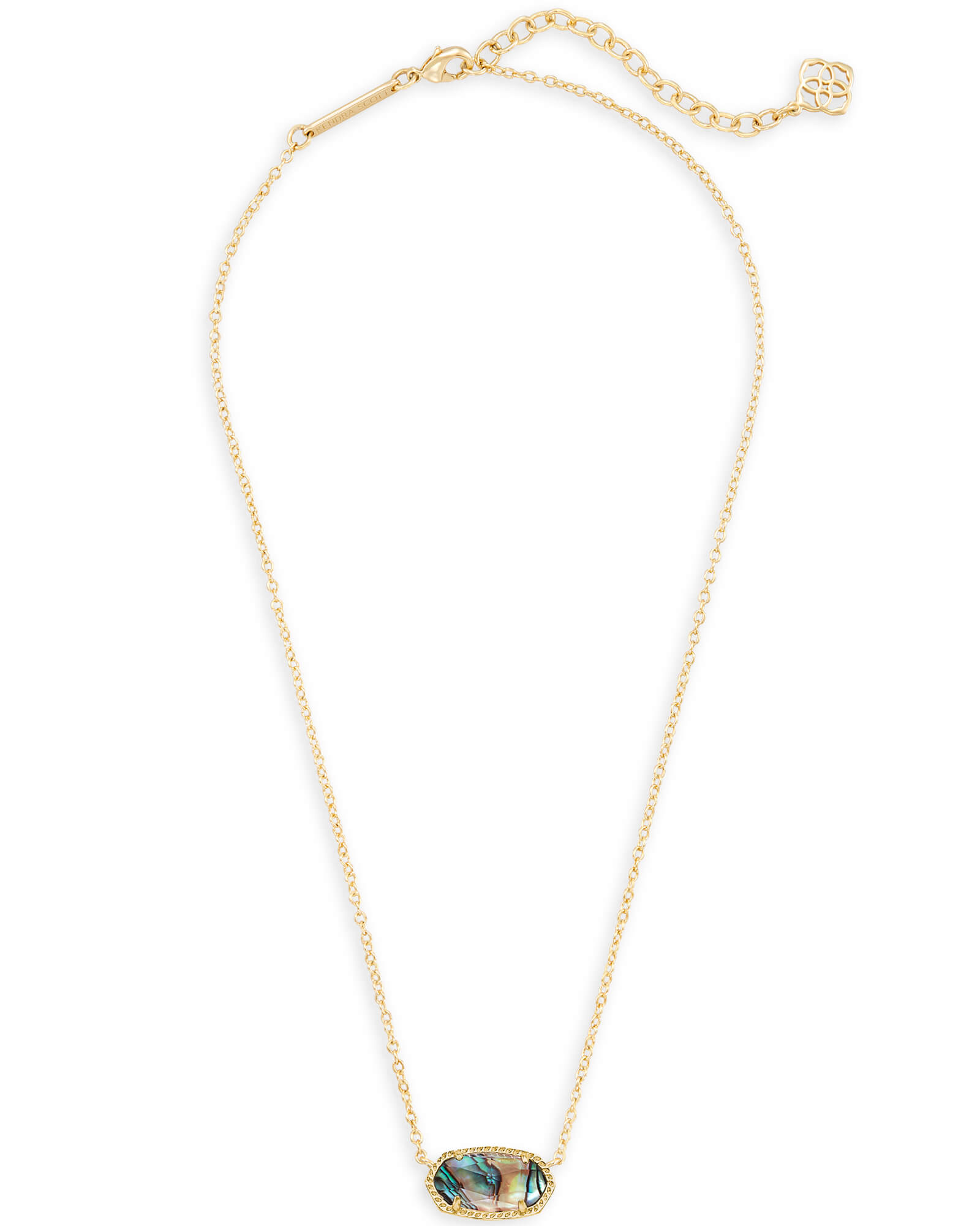 elisa gold pendant necklace