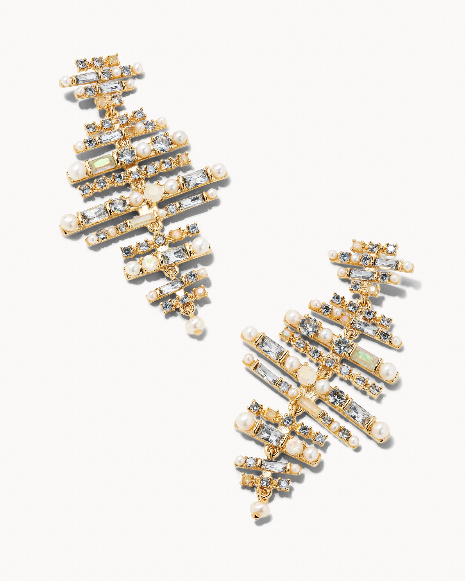 madelyn statement earrings in gold