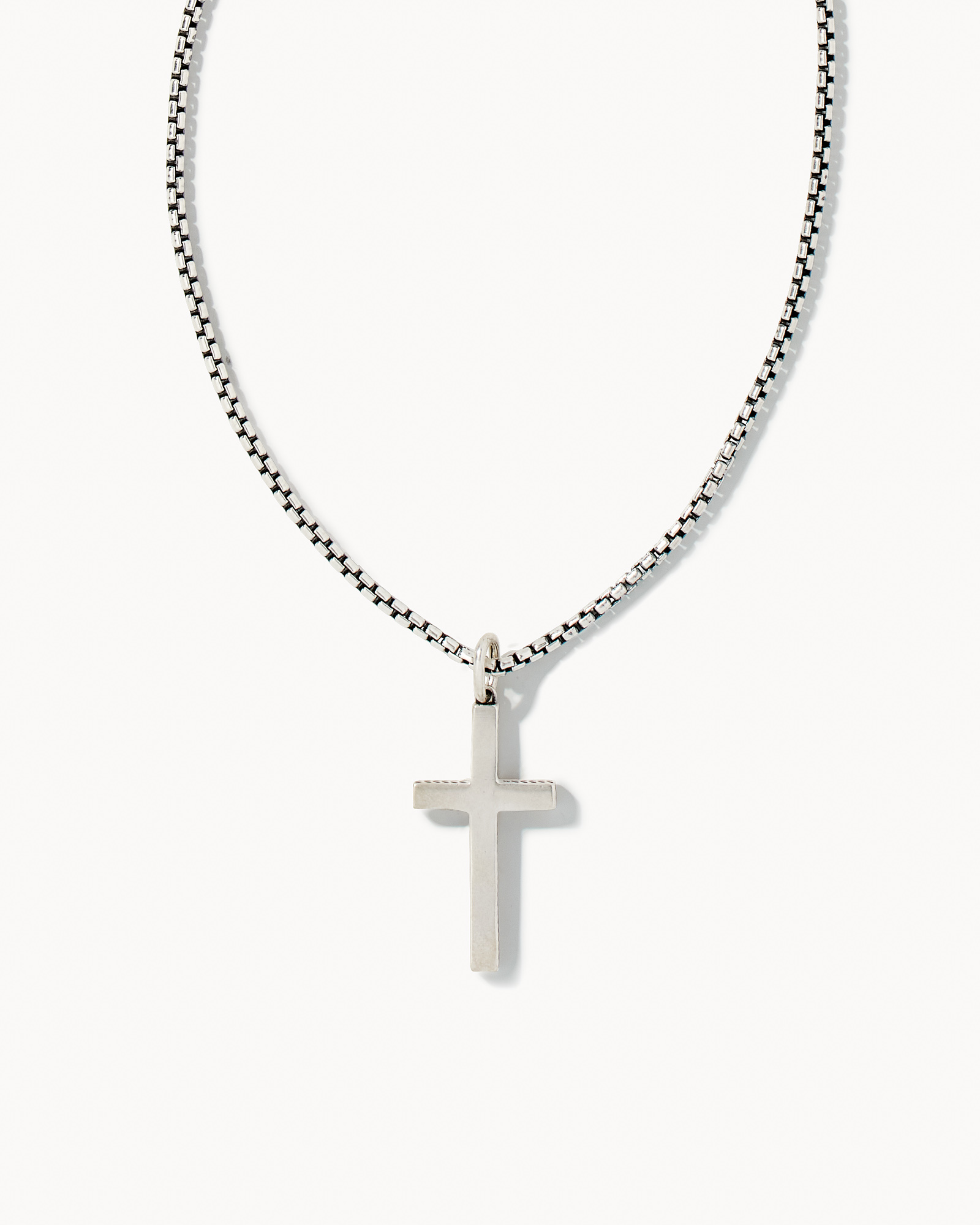 Cross Necklace in Oxidized Sterling Silver | Kendra Scott