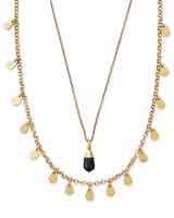 Frieda Vintage Gold Multi Strand Necklace in Golden Obsidian | Kendra Scott