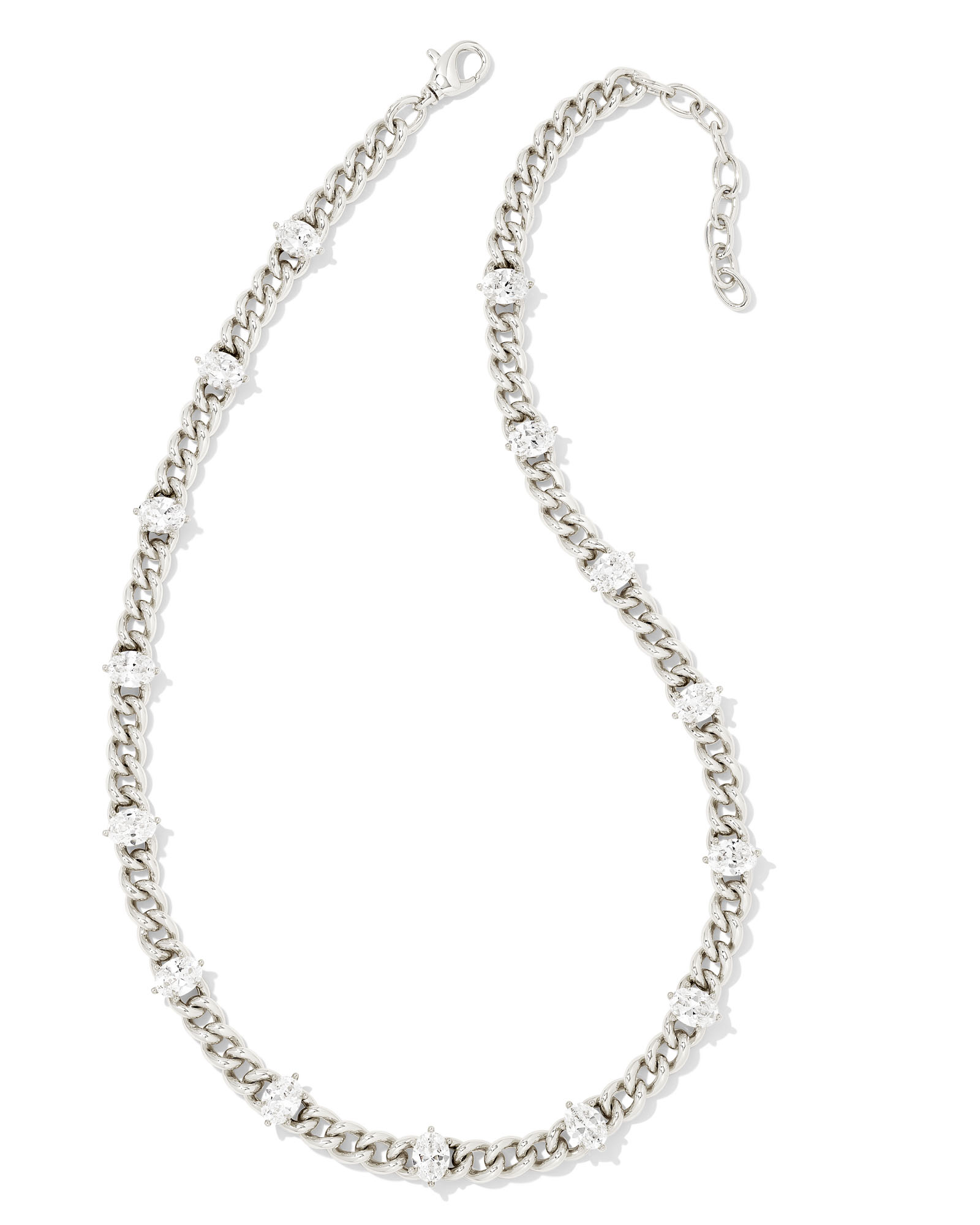 Crystal necklace chain clearance