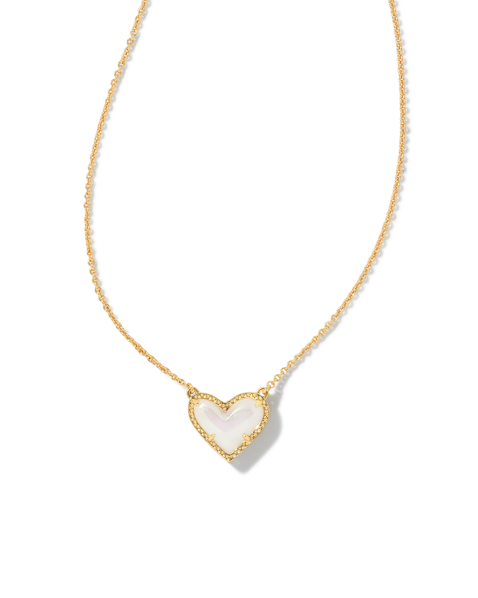 Ari Heart Gold Pendant Necklace in 