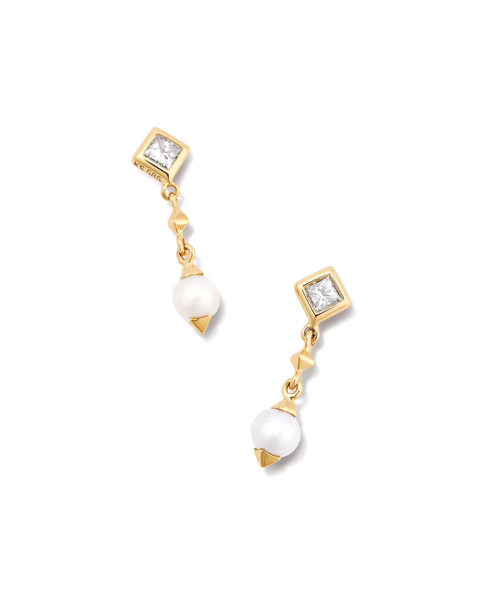 Top more than 186 14k gold pearl dangle earrings super hot