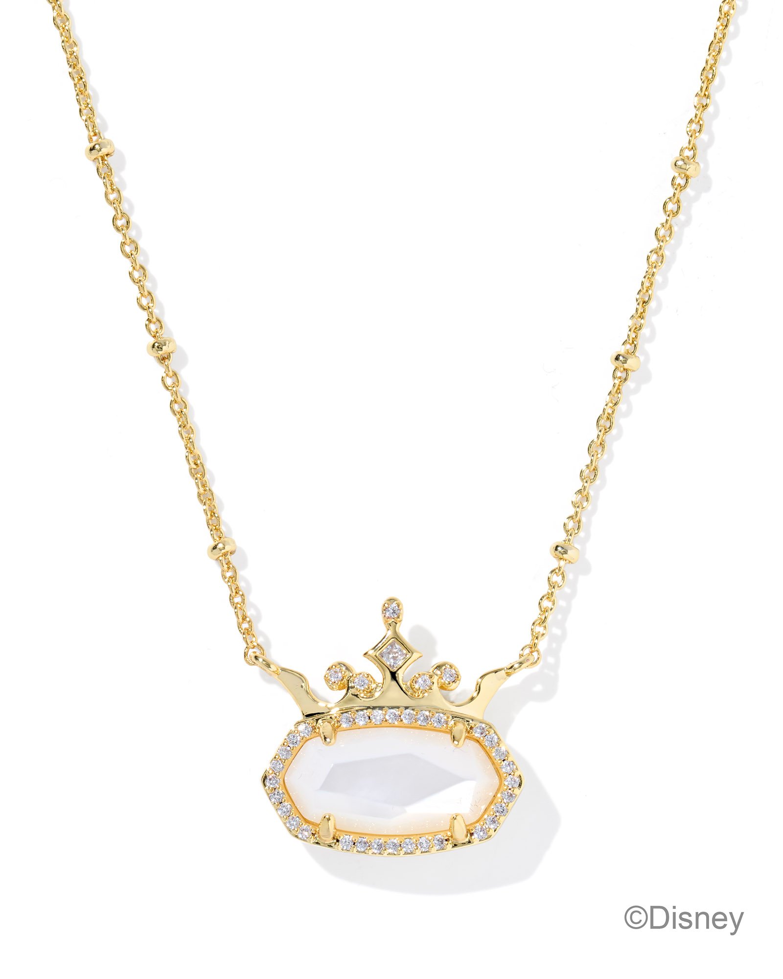 Disney | Kendra Scott Elisa Princess Gold Short Pendant Necklace | Kendra Scott