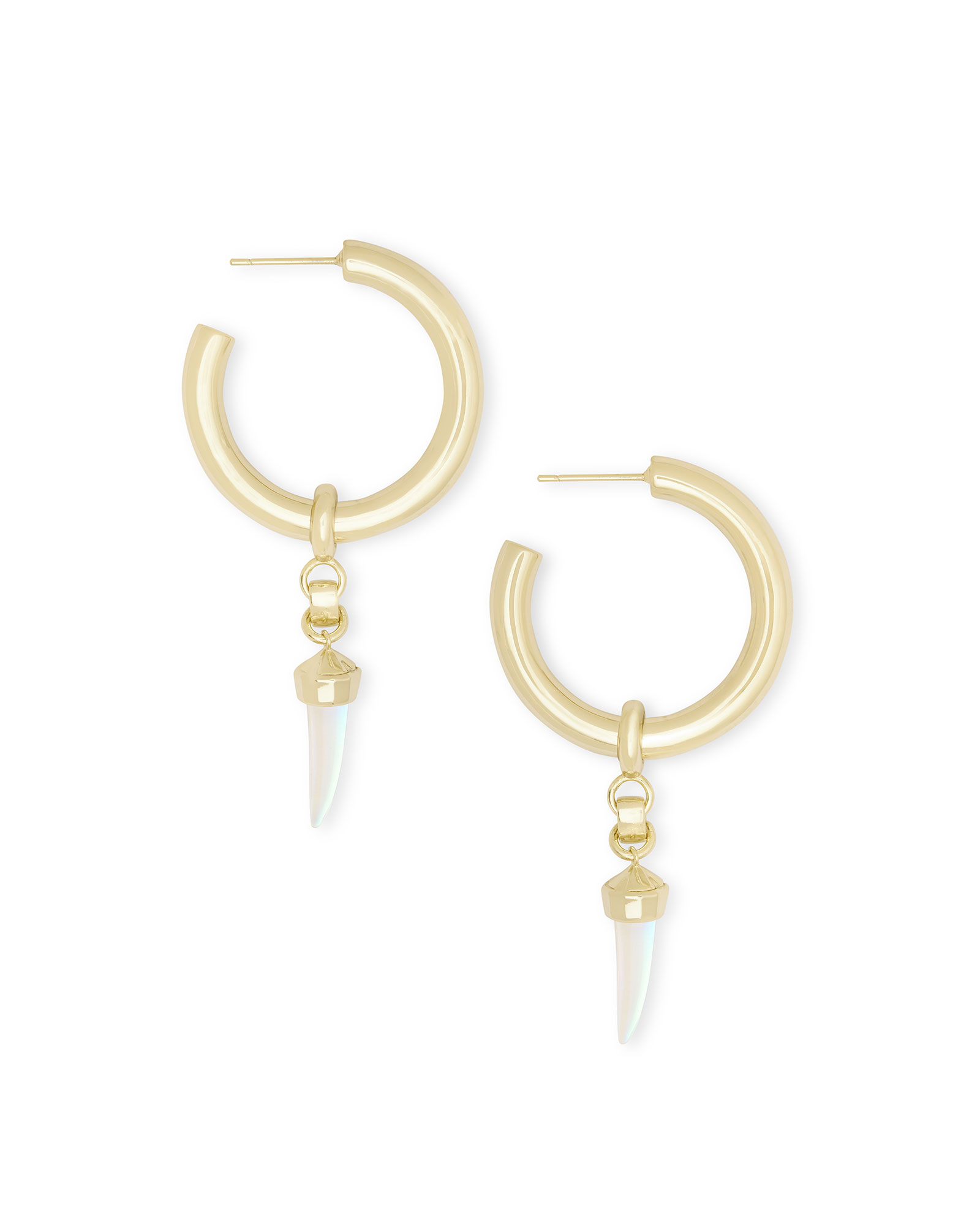 Samuel Charm Hoop Earrings Kendra Scott