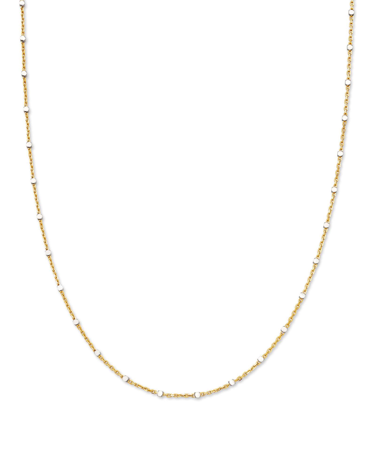 Single Satellite Chain Necklace in 