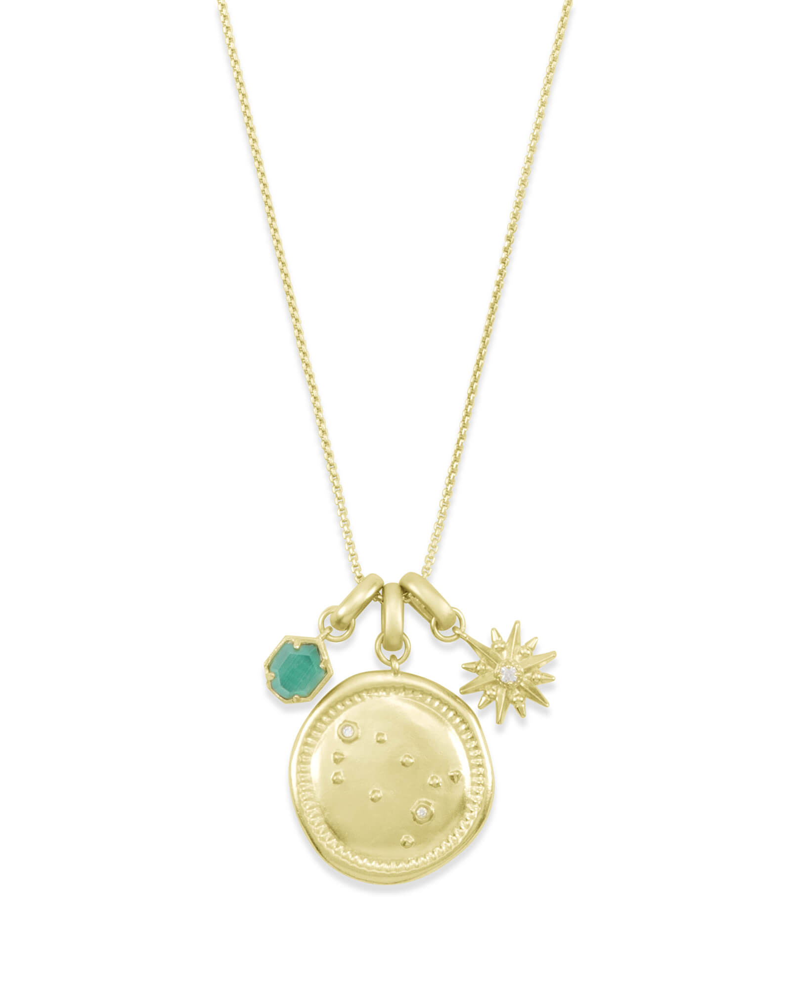 May Gemini Charm Necklace Set in Silver | Kendra Scott