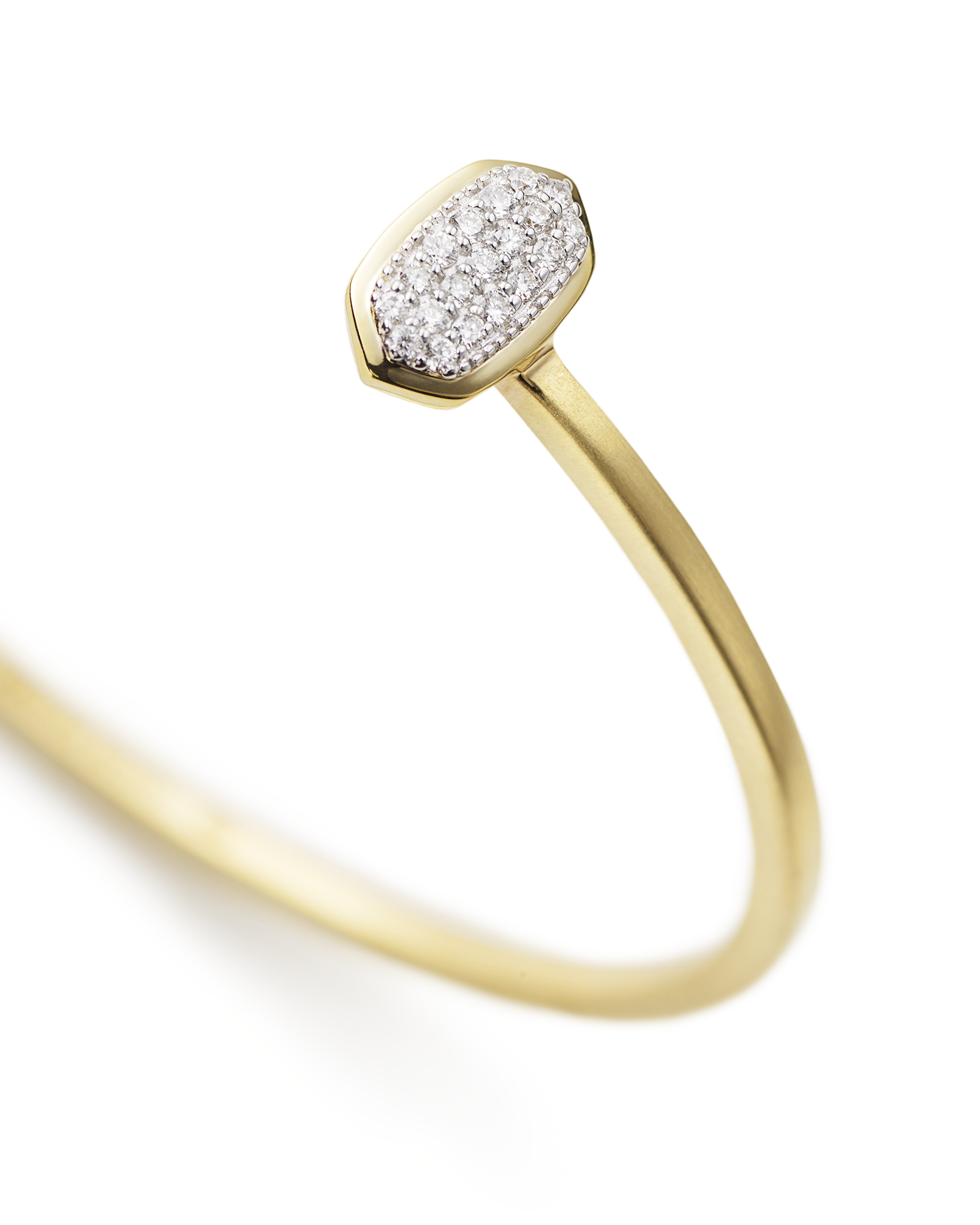 Elias Pavé Diamond Cuff Bracelet in 14K Gold Kendra Scott