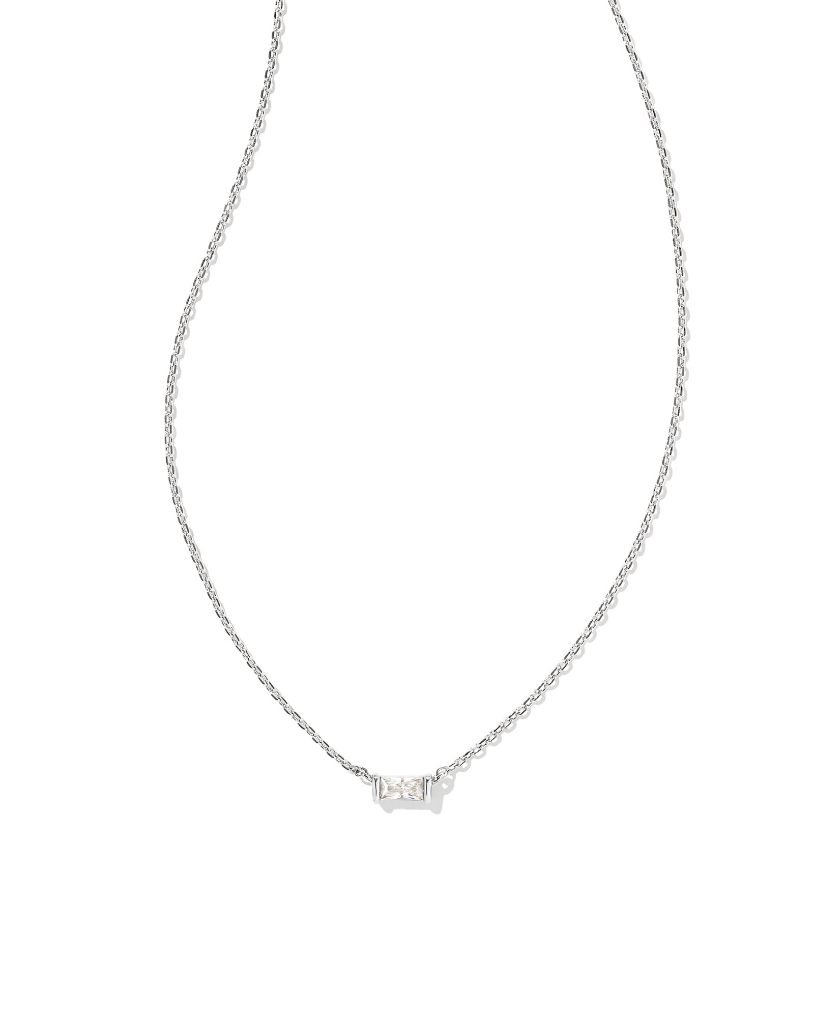 Kendra Scott Elisa Silver Pendant Necklace In Peridot Illusi | Meigs  Jewelry | Tahlequah, OK