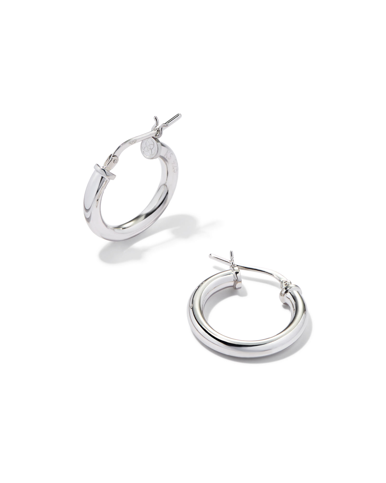 Tube Small 20mm Hoop Earrings in Sterling Silver | Kendra Scott
