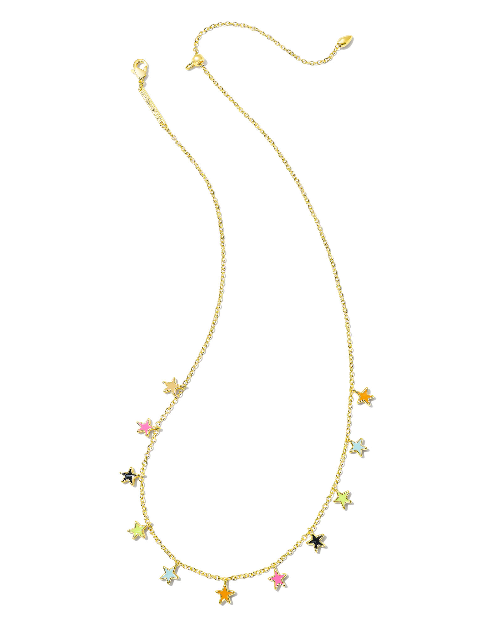 Sloane Gold Star Strand Necklace in Multi Mix | Kendra Scott