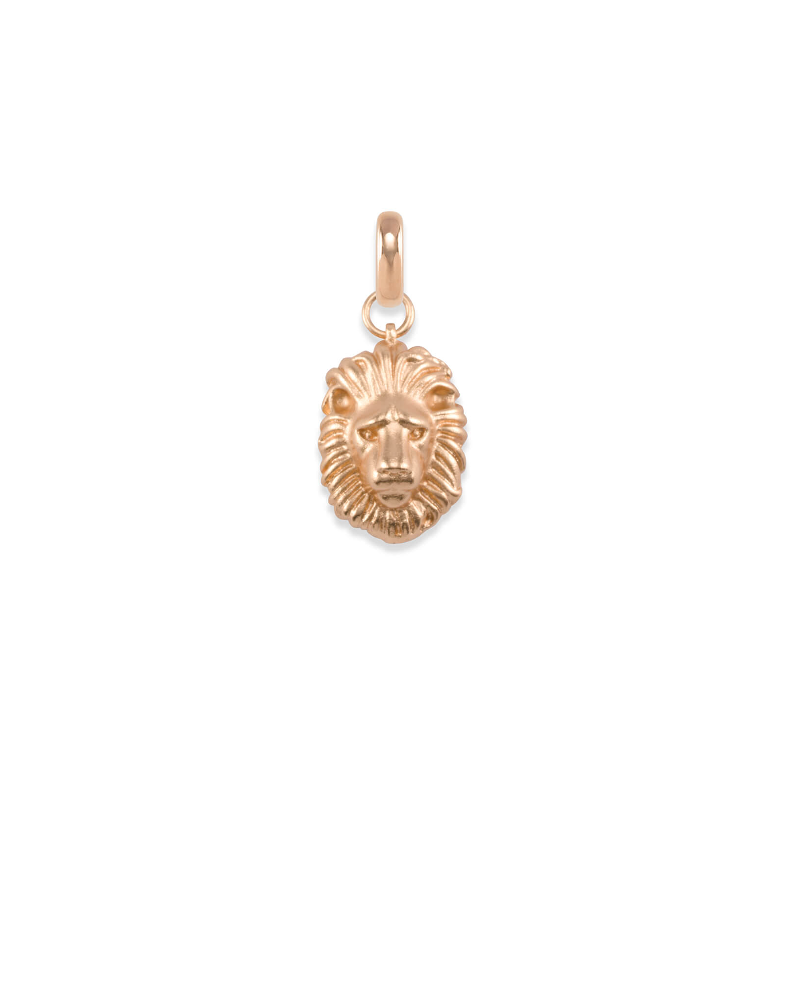 Small Lion Charm in Rose Gold | Kendra 