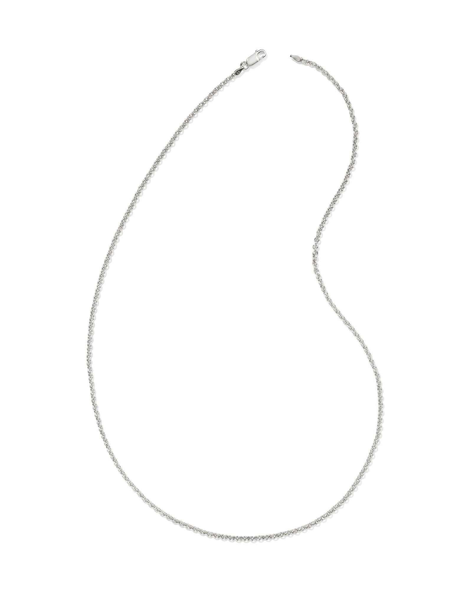 Axel 24" Chain Necklace in Oxidized Sterling Silver Kendra Scott