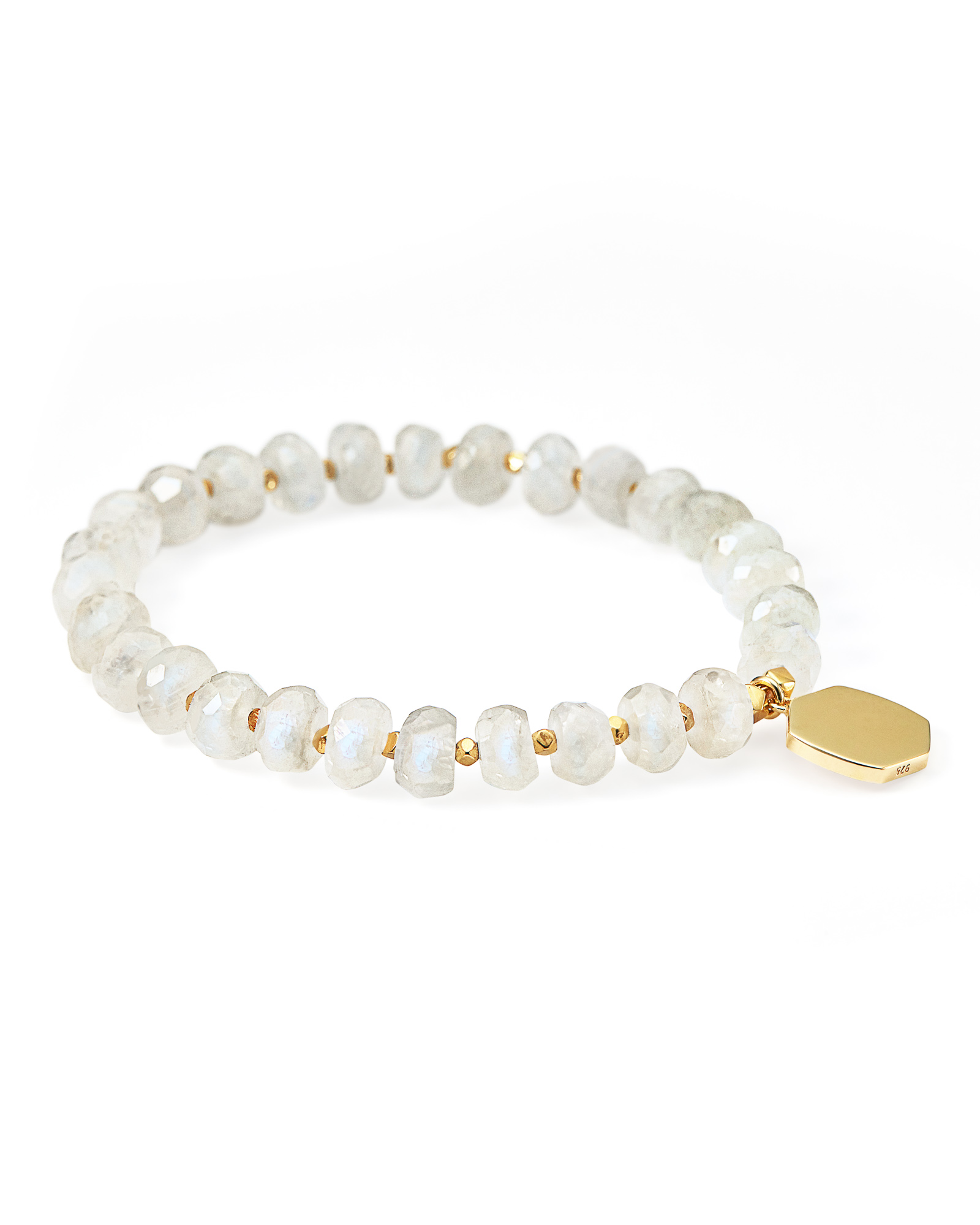 Davis 18k Gold Vermeil Beaded Bracelet in Moonstone Kendra Scott