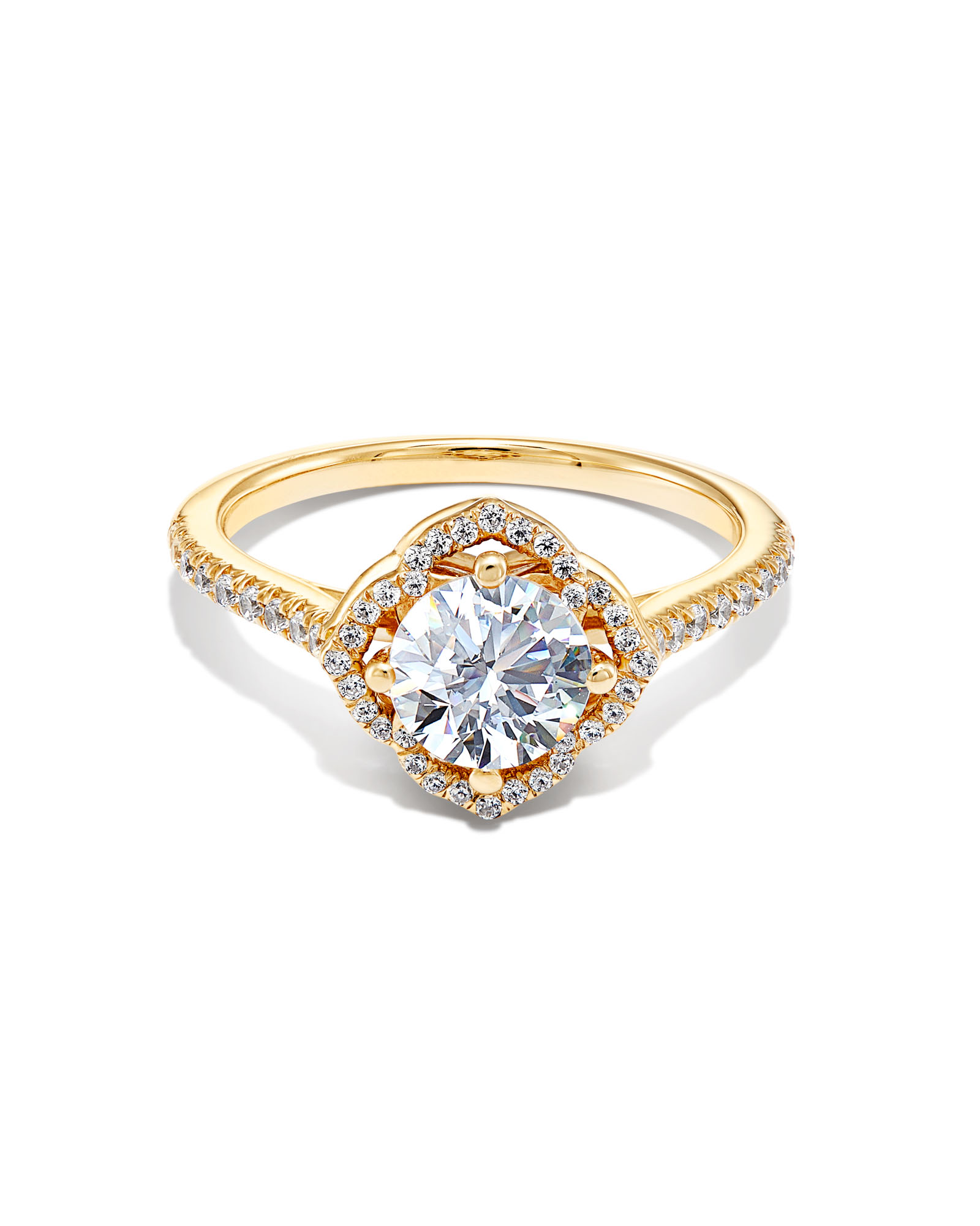 Signature Engagement Ring in 14k Yellow Gold Kendra Scott