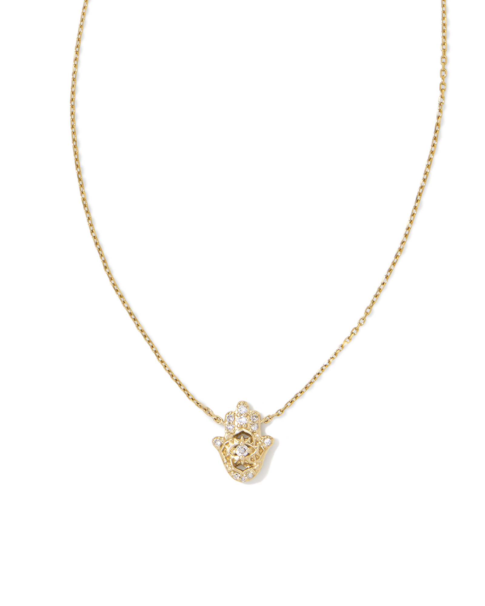 Kendra Scott Cailin Crystal Pendant Necklace Gold Golden Yellow Crysta –  Fabtique Clothing