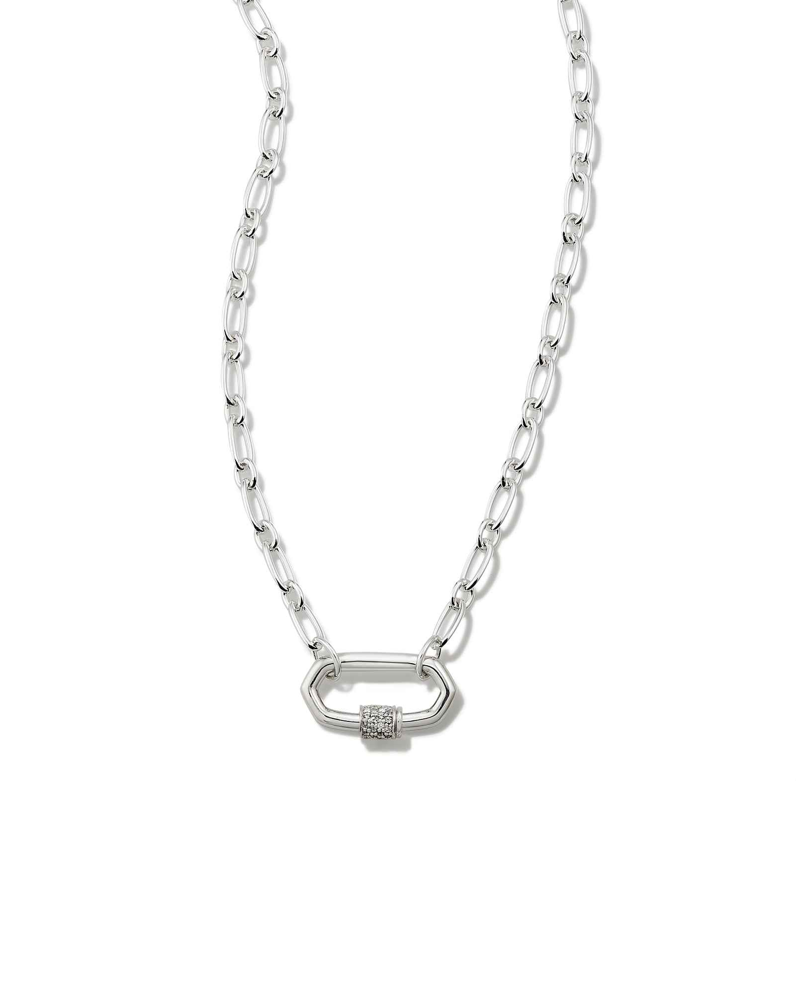 bristol-sterling-silver-link-necklace-in-white-sapphire-kendra-scott
