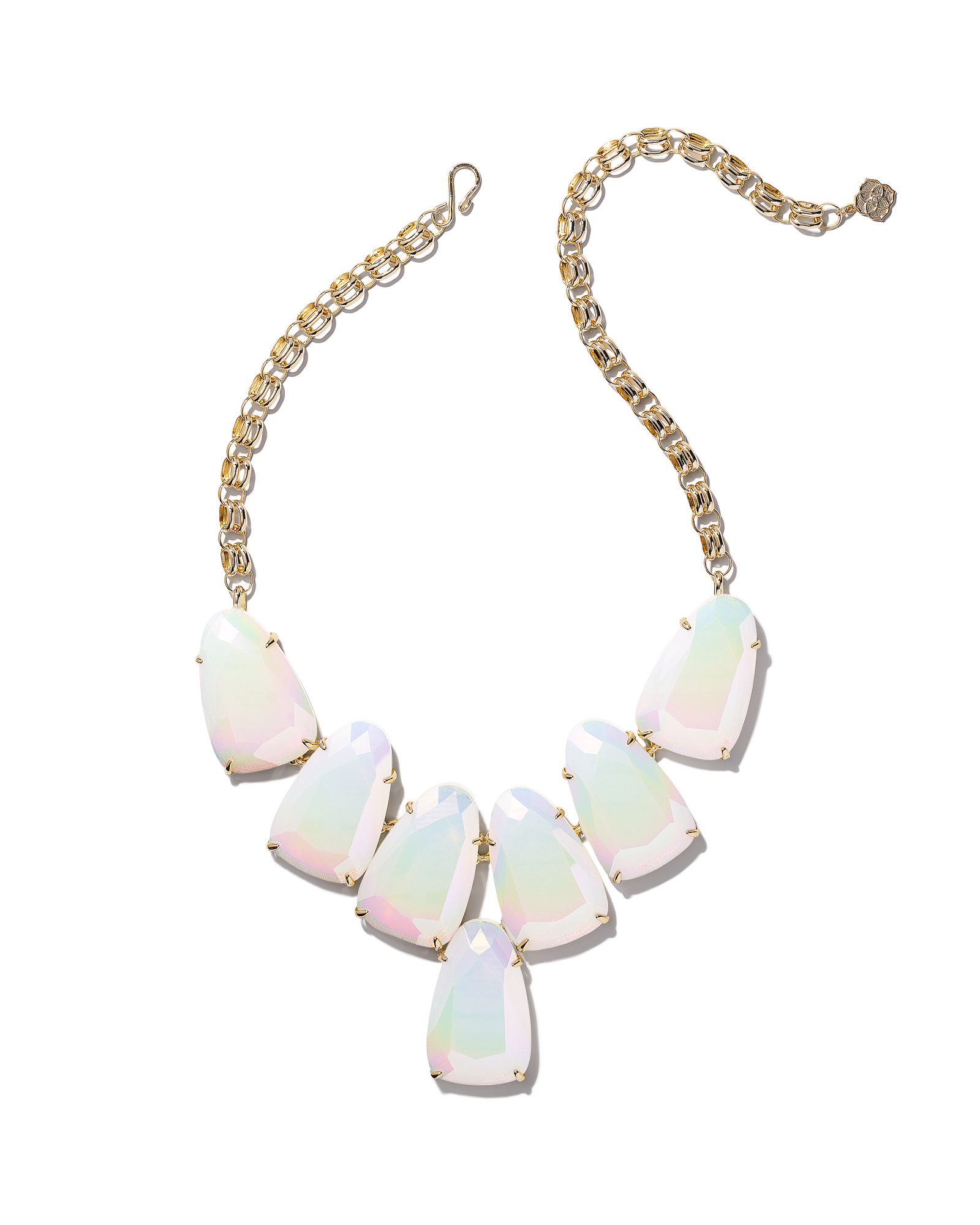 Emily Vintage Silver Statement Necklace in Variegated Turquoise Magnesite | Kendra  Scott