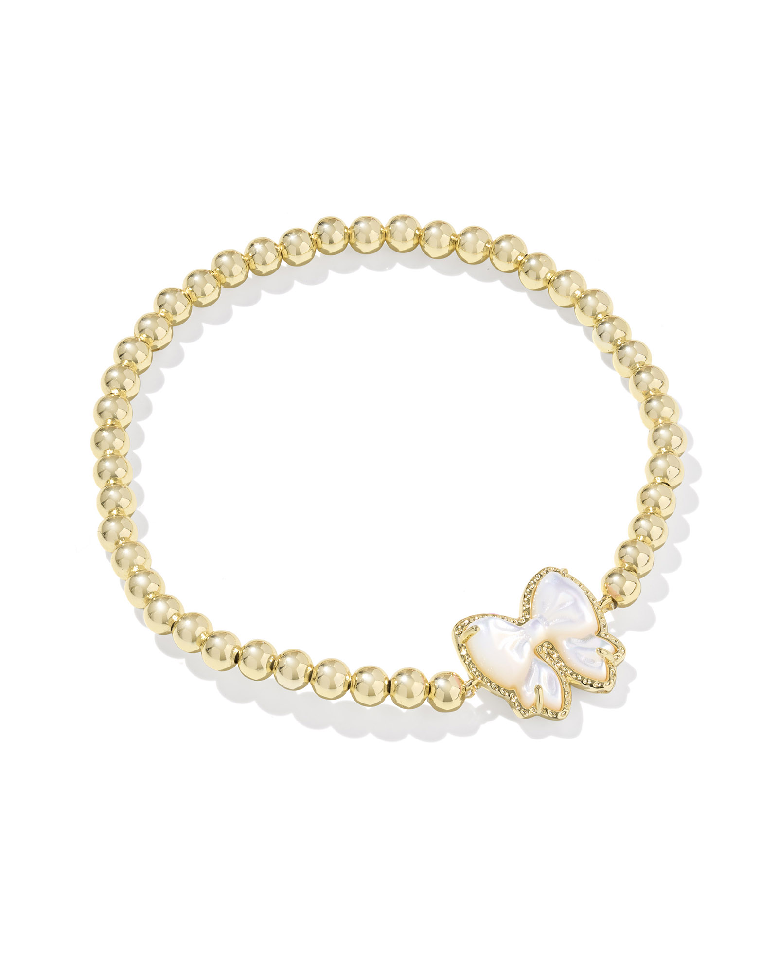 Haley Bow Gold Stretch Bracelet | Kendra Scott