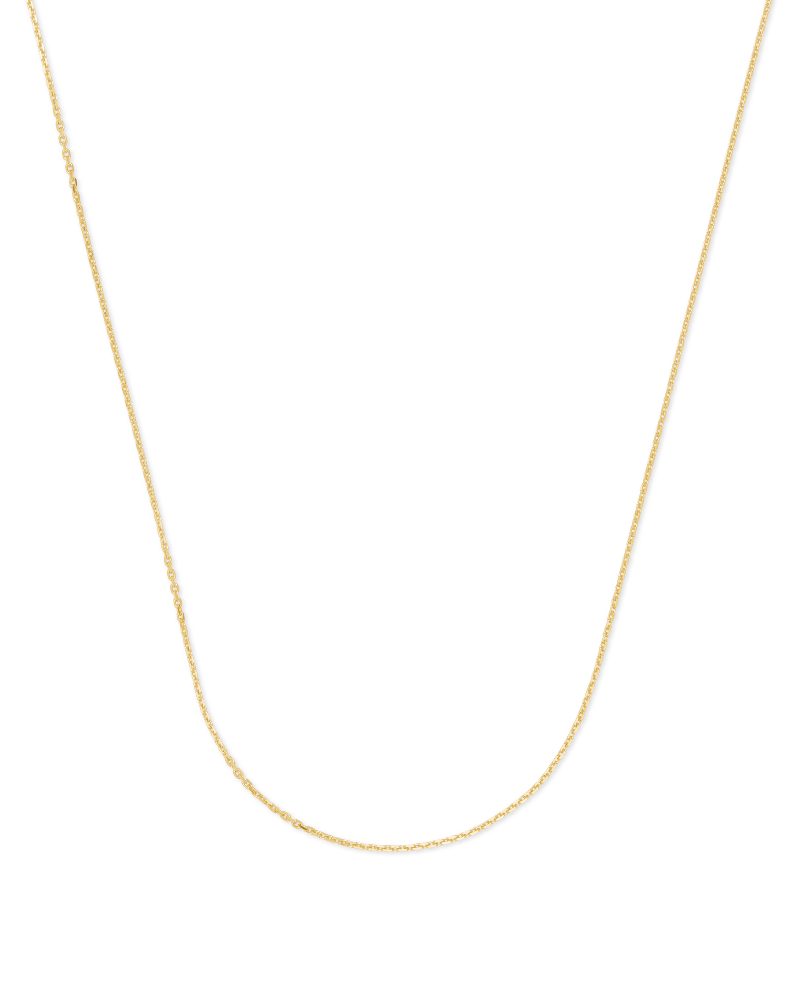 18k Gold Thin Mens Necklace Chain Gold Chain Necklace Thin 