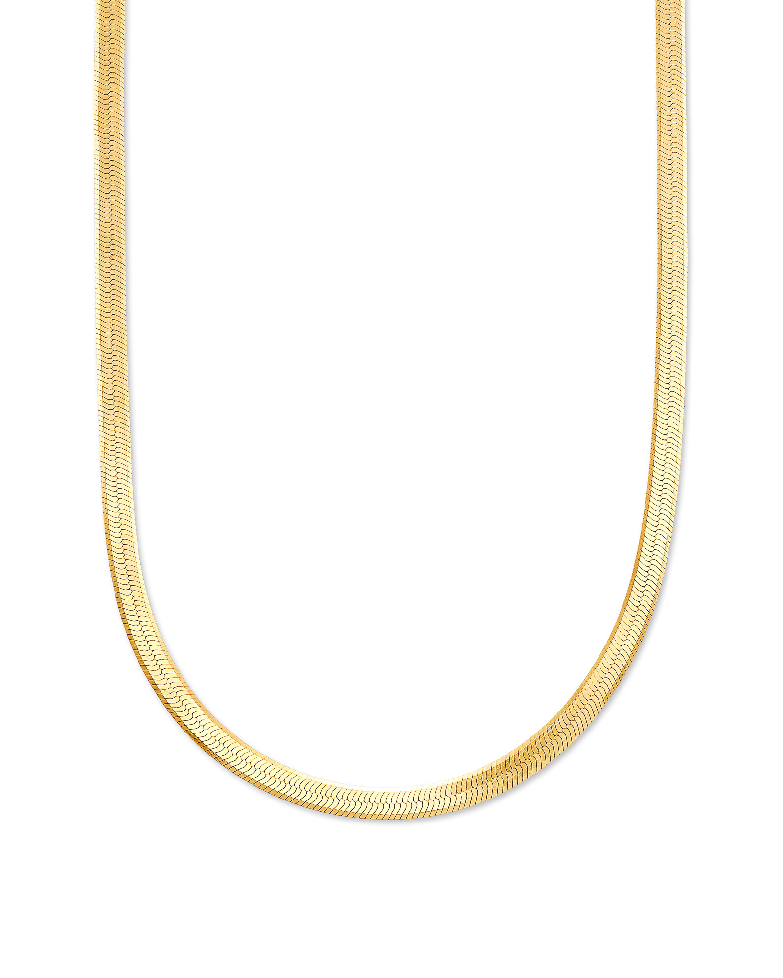 kendra scott herringbone chain necklace 18k yellow gold vermeil 00 lg