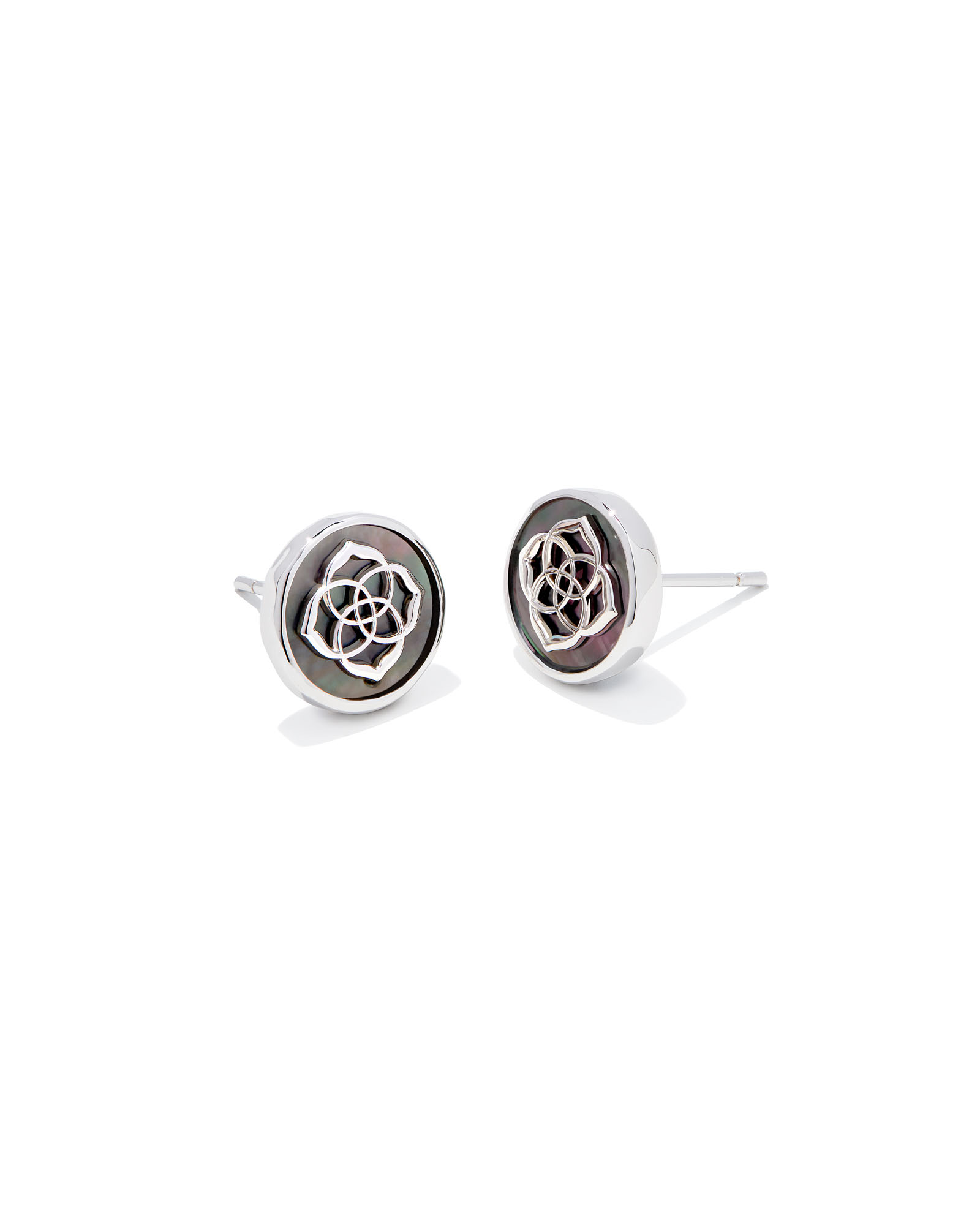 Kendra scott black discount mother of pearl earrings
