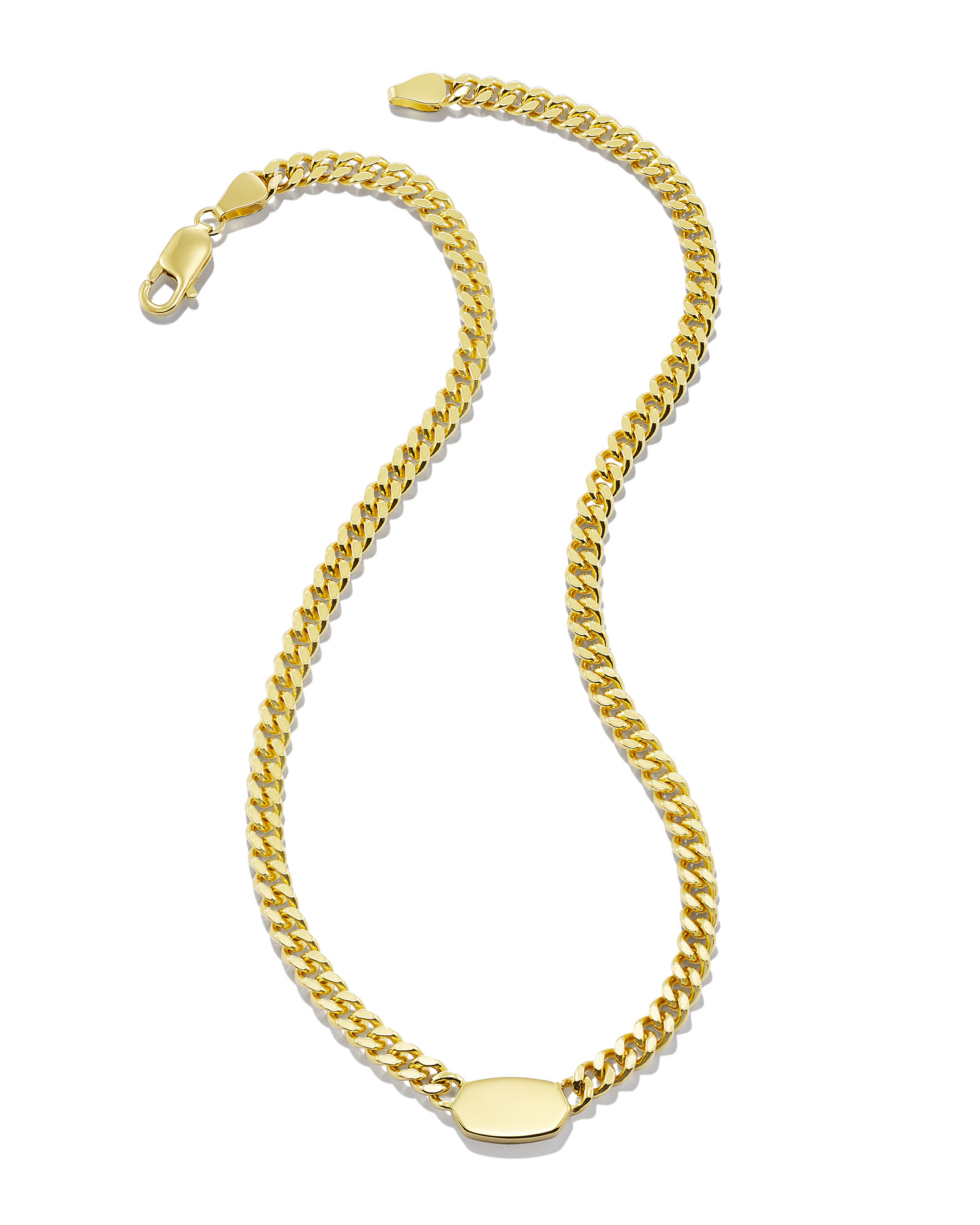 Délicatesse Chain Necklace In Gold Vermeil - Mara Paris