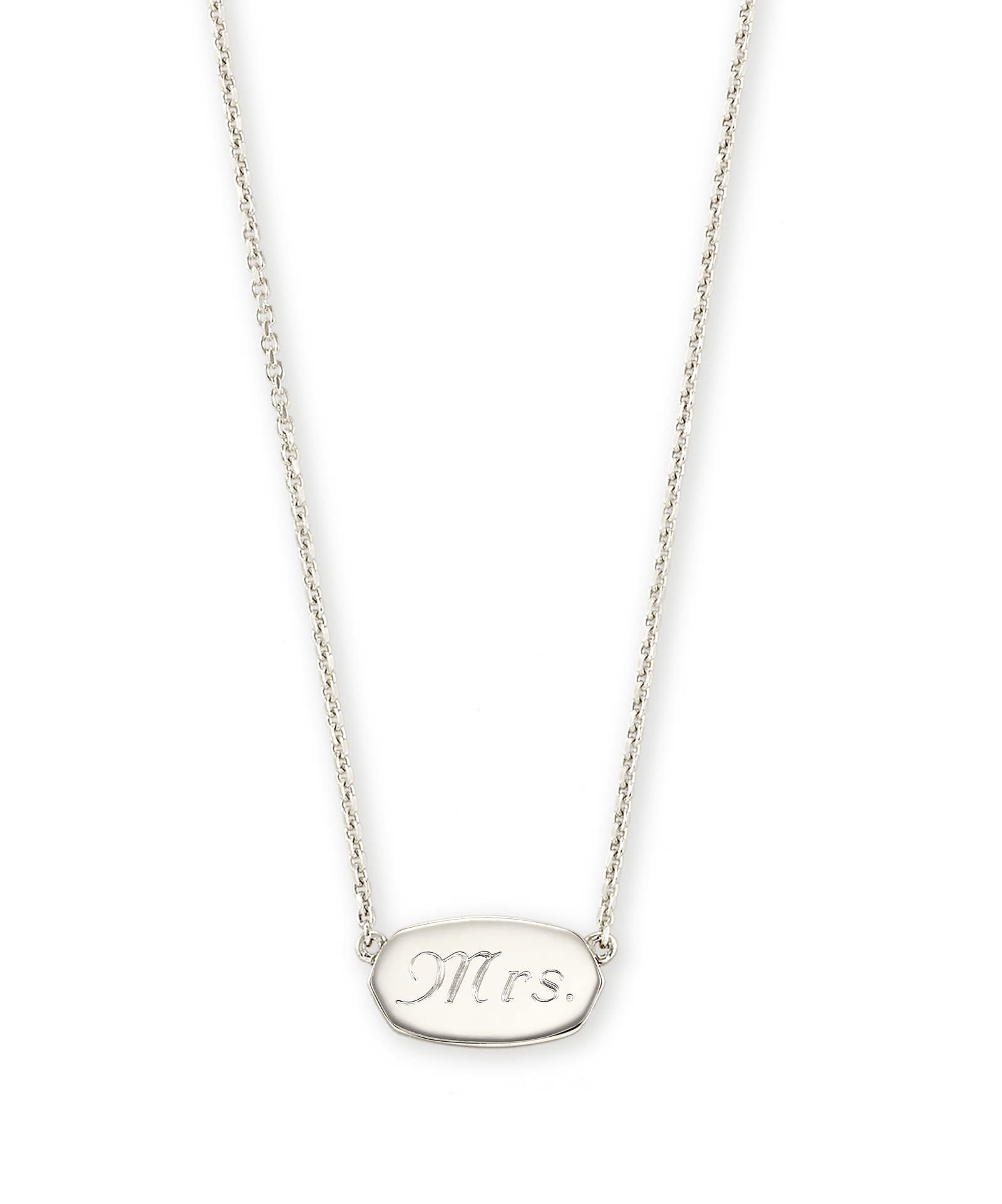 Mrs. Elisa Pendant Necklace in Sterling 