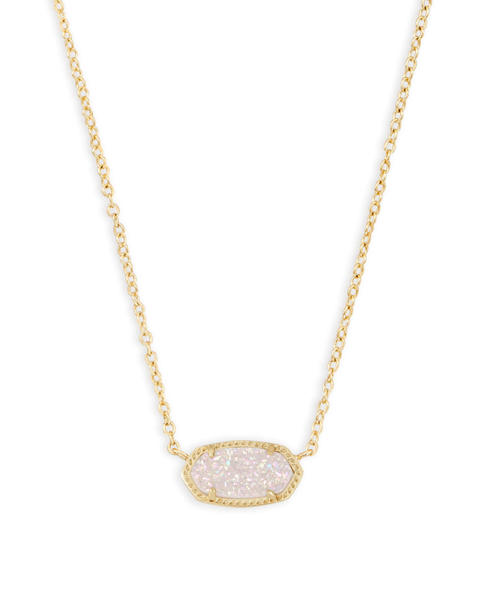 Elisa Gold Pendant Necklace in Drusy | Kendra Scott