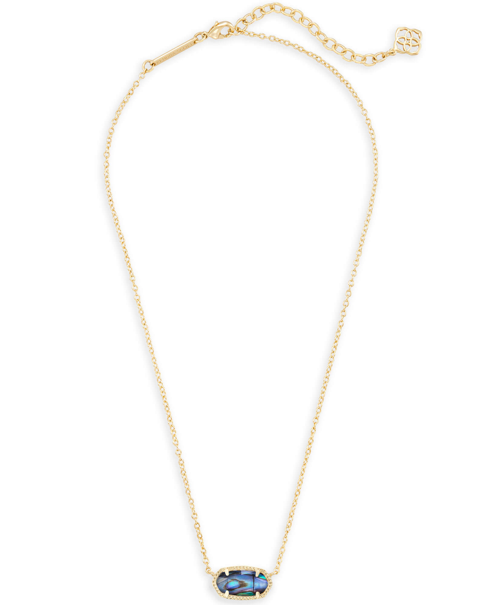 elisa gold pendant necklace