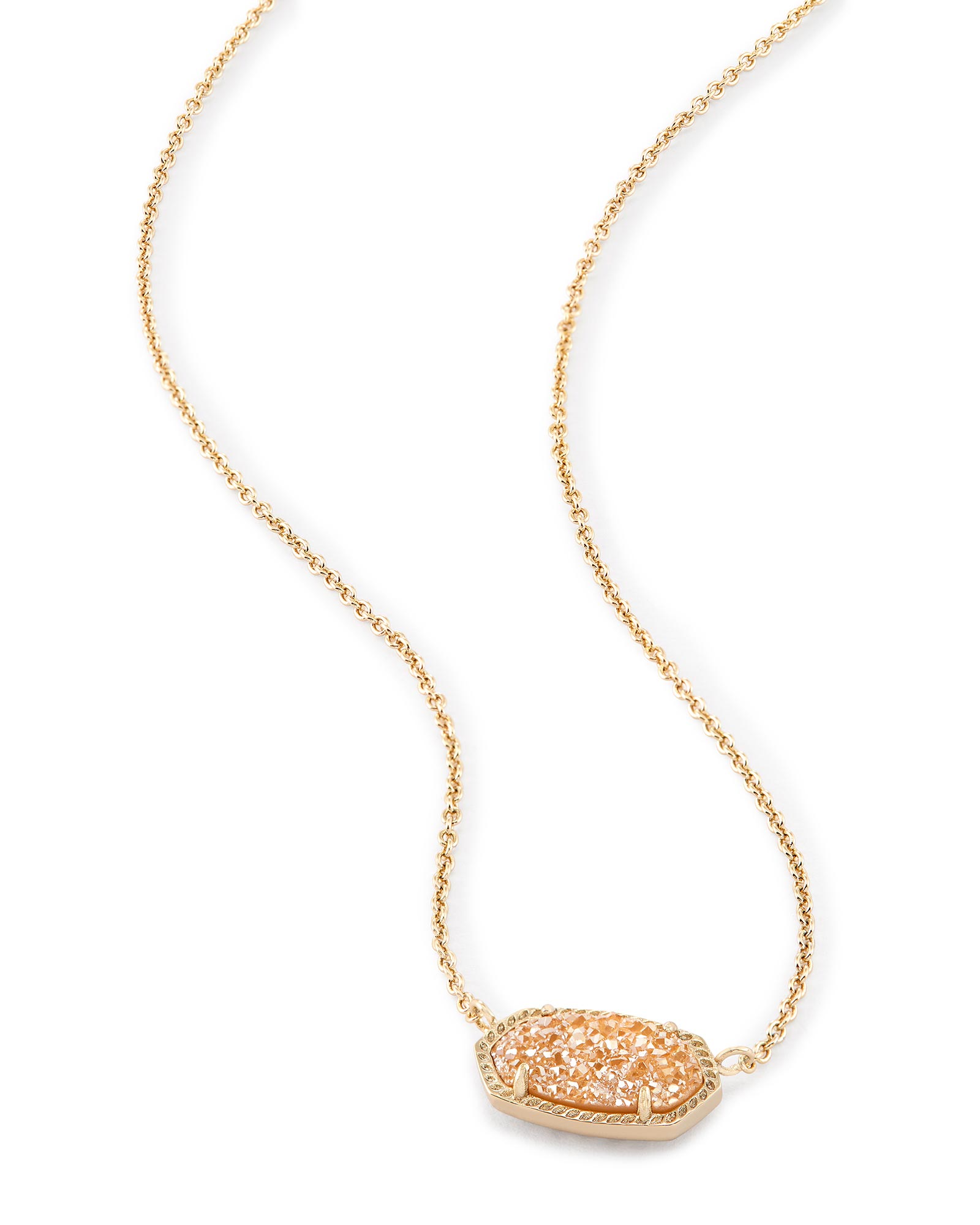 Elisa Pendant Necklace in Sand Drusy Kendra Scott