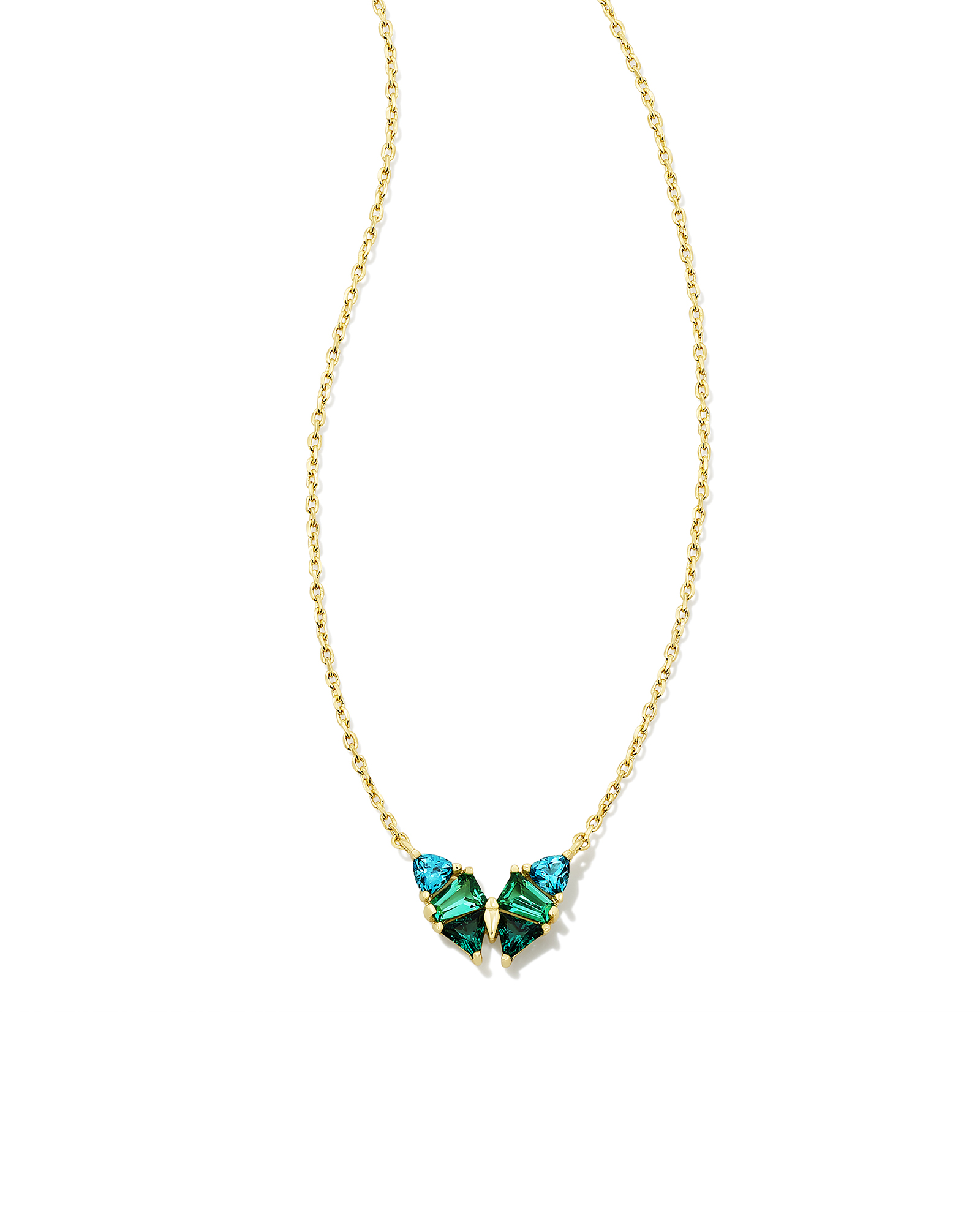 Green Butterfly Gem Necklace – MM