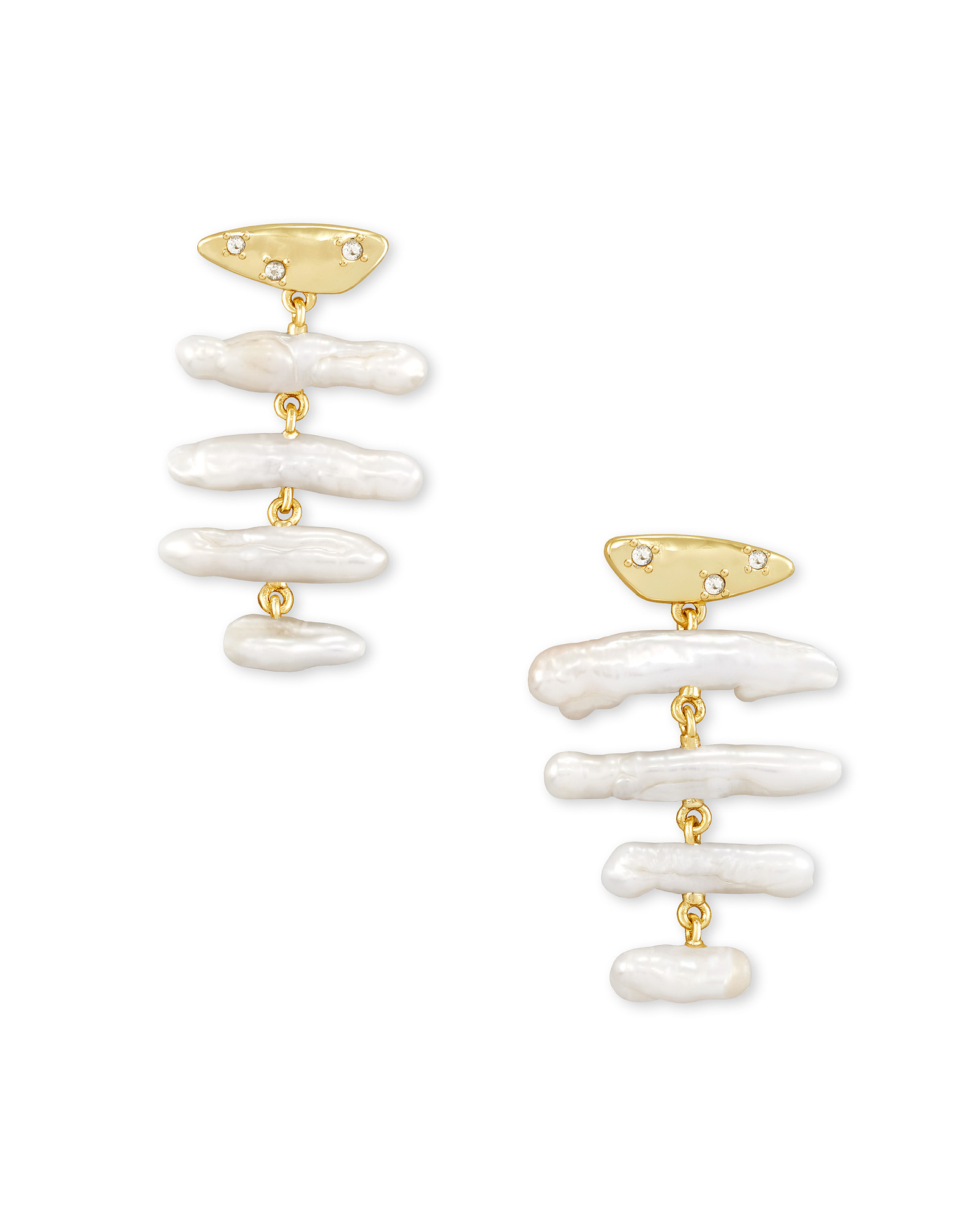 Eileen Gold Small Statement Earrings in 