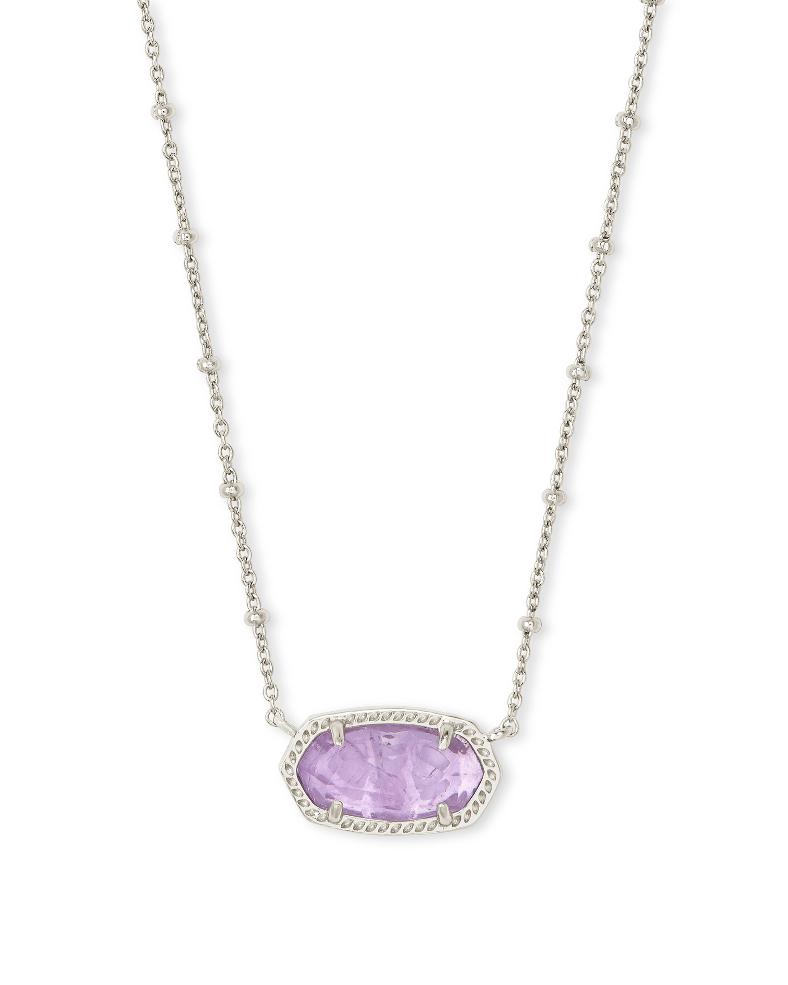 Elisa Satellite Silver Pendant Necklace 