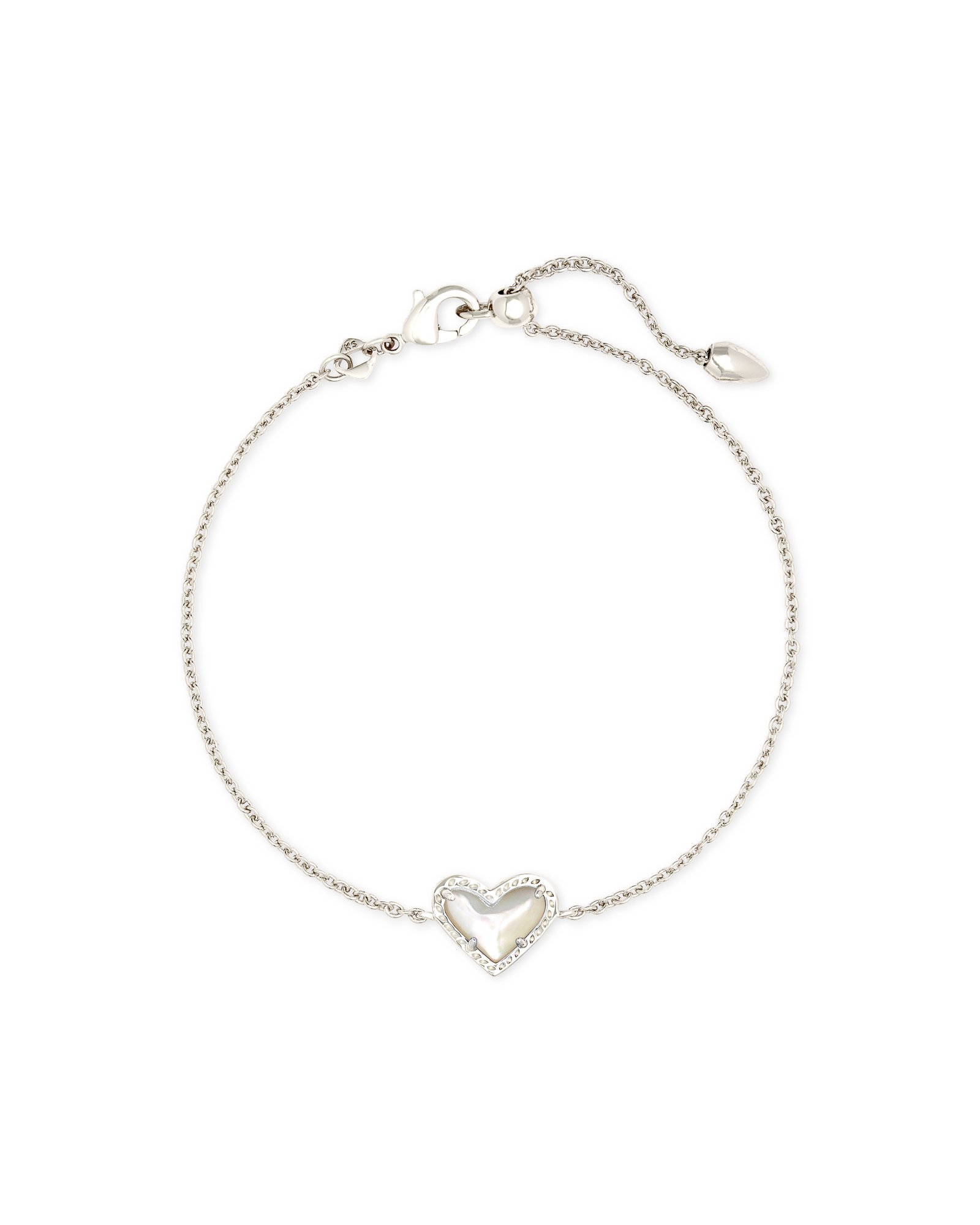 Buy Heart Chain Bracelet Sterling Silver Links Adjustable up to 8 Inches  Online in India - Etsy