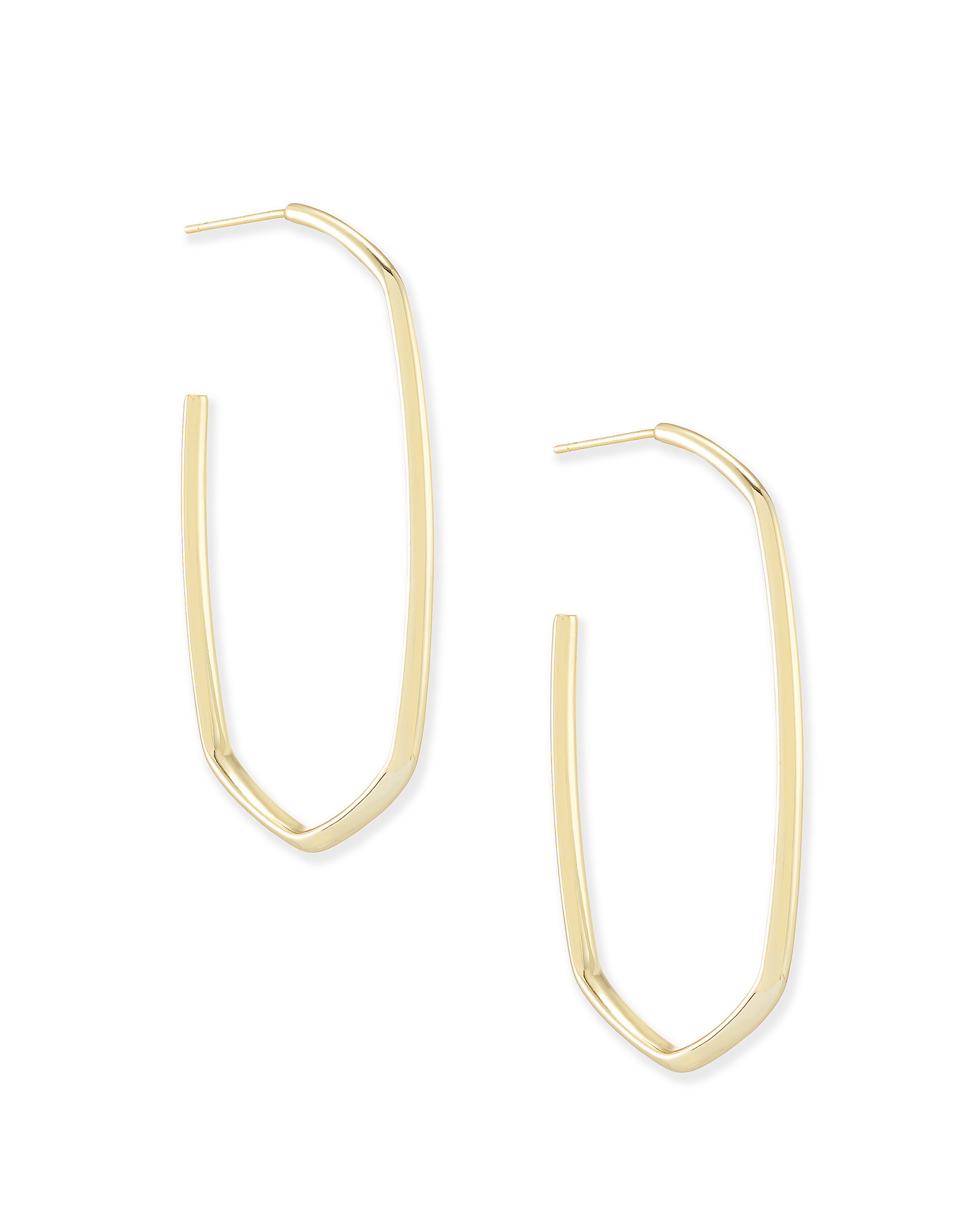 Danielle Hoop Earrings in Gold