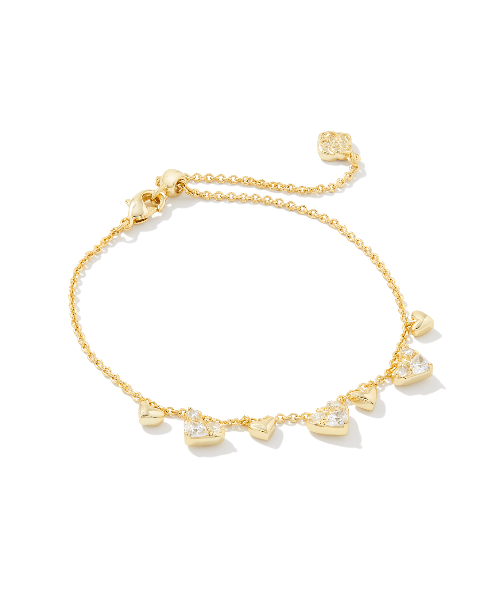 Kendra Scott - Haven Heart Strand Necklace in Gold Multi Mix at Nordstrom