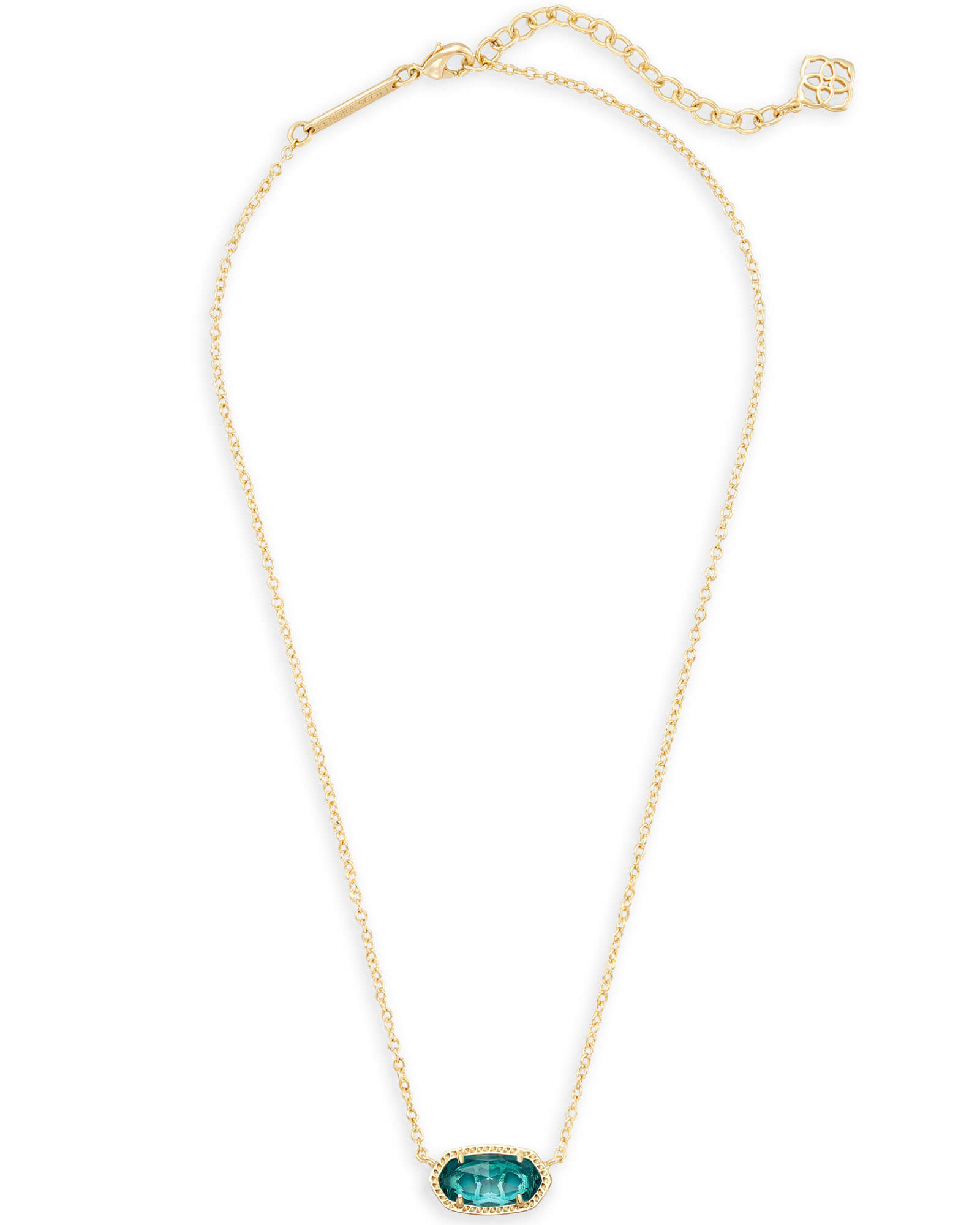 elisa gold pendant necklace