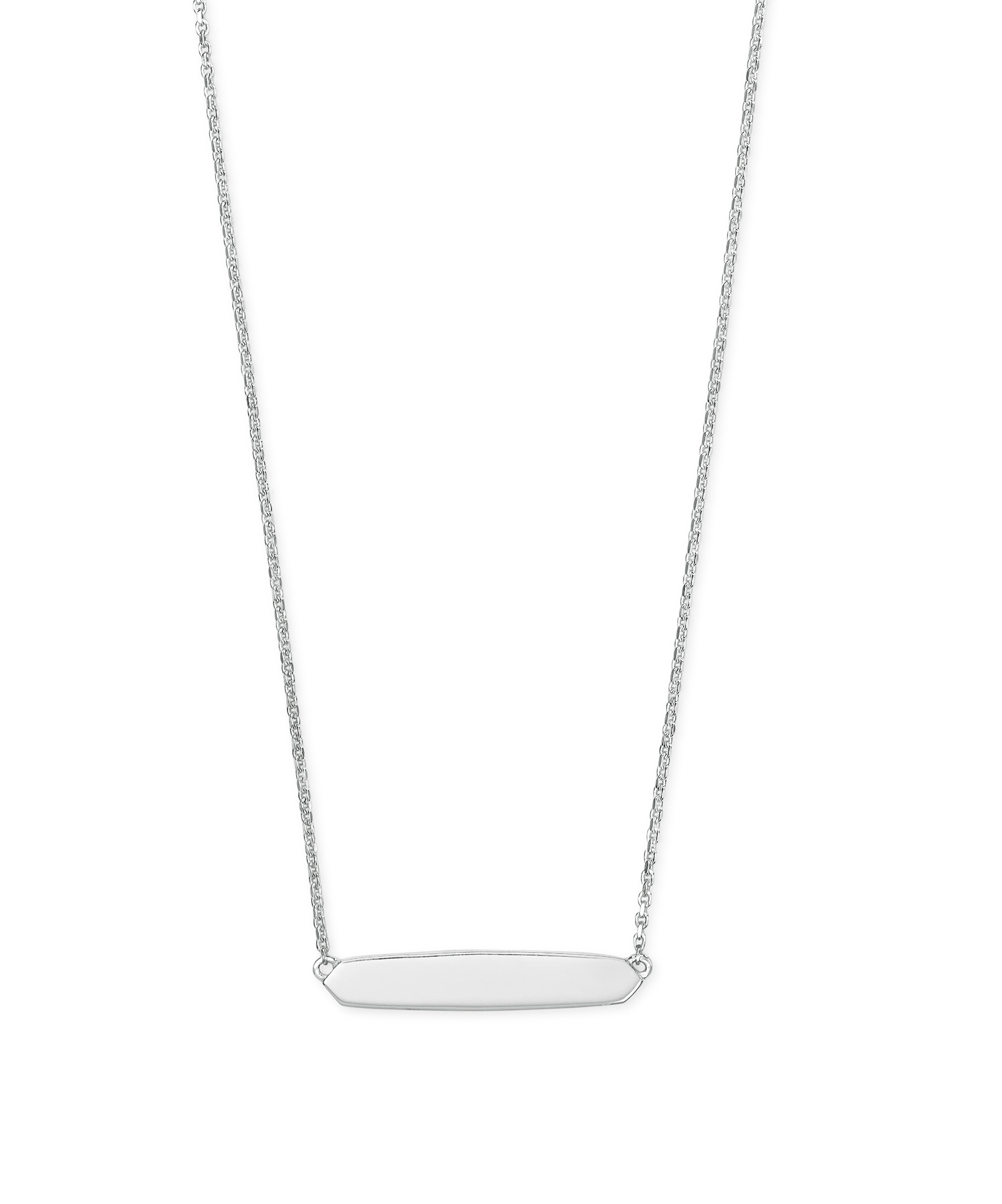 New Kendra Scott Elisa London Blue Pendant Silver Necklace | eBay