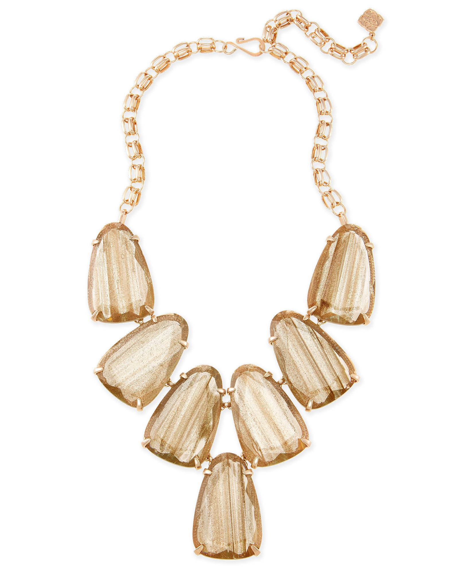 Harlow Rose Gold Statement Necklace 