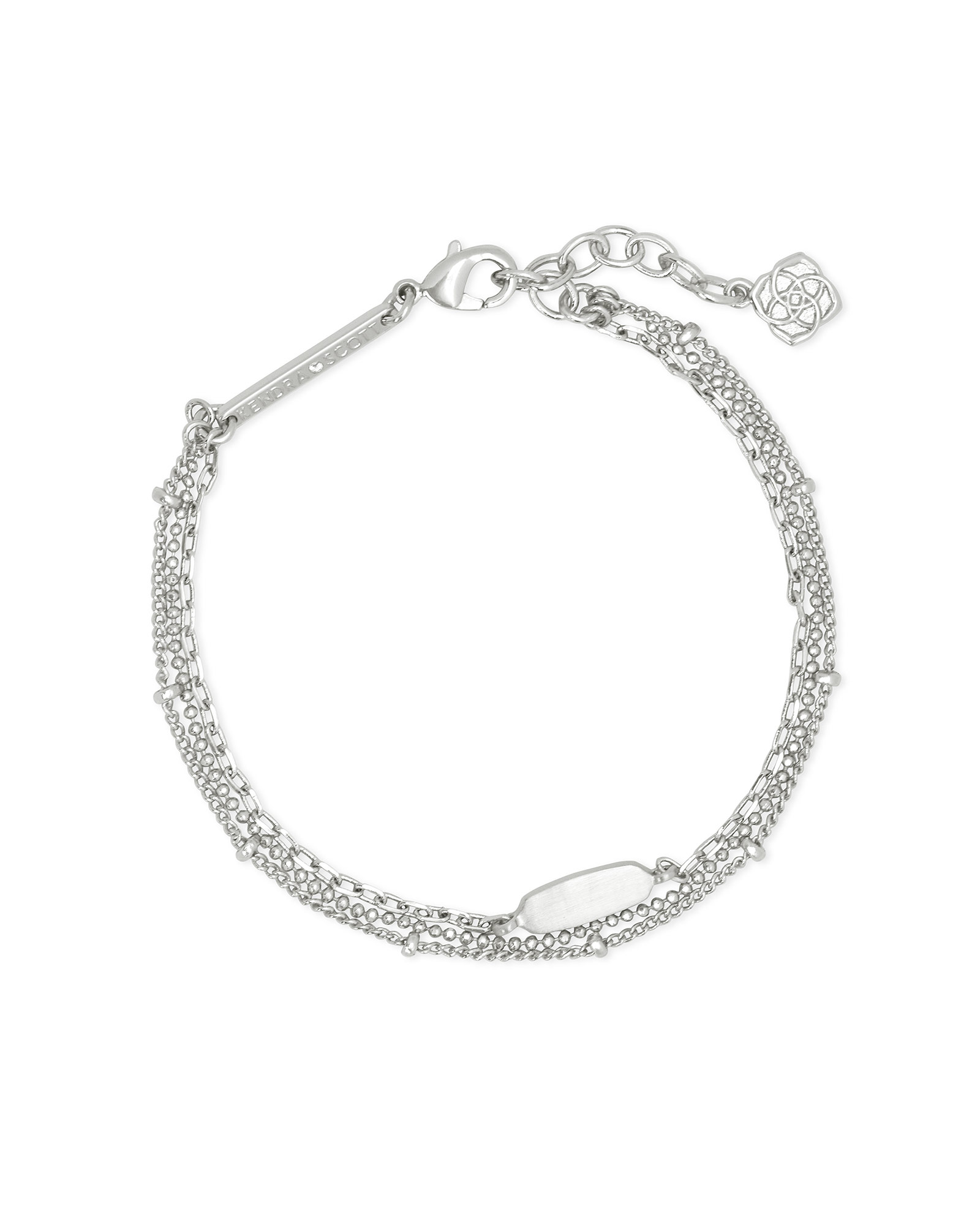 Fern Multi Strand Bracelet in Bright Silver | Kendra Scott